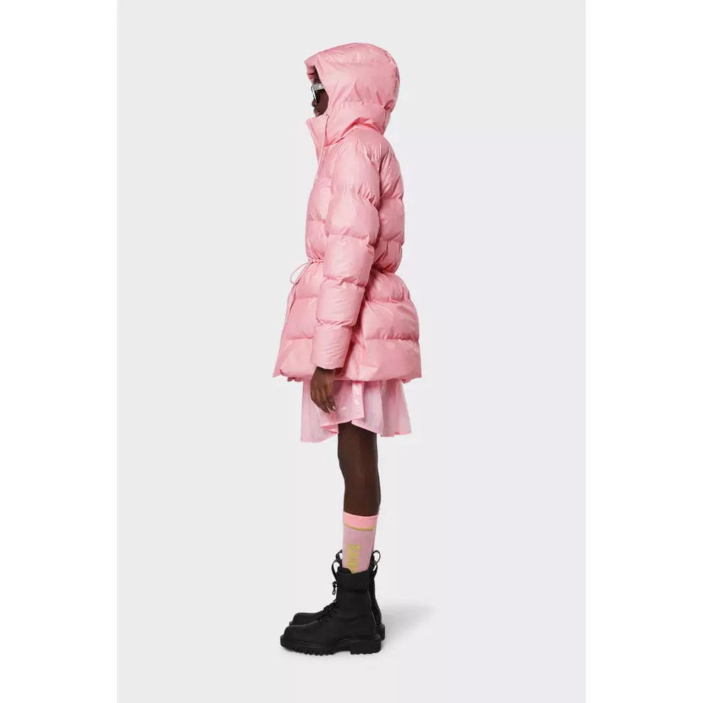 Jackets RAINS Puffer W Jacket - Womens Insulated Winter Coat Misty Rose