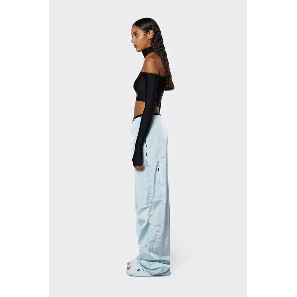 Pants RAINS Show Parachute Pants - Wide Leg Nylon Trousers Lavender