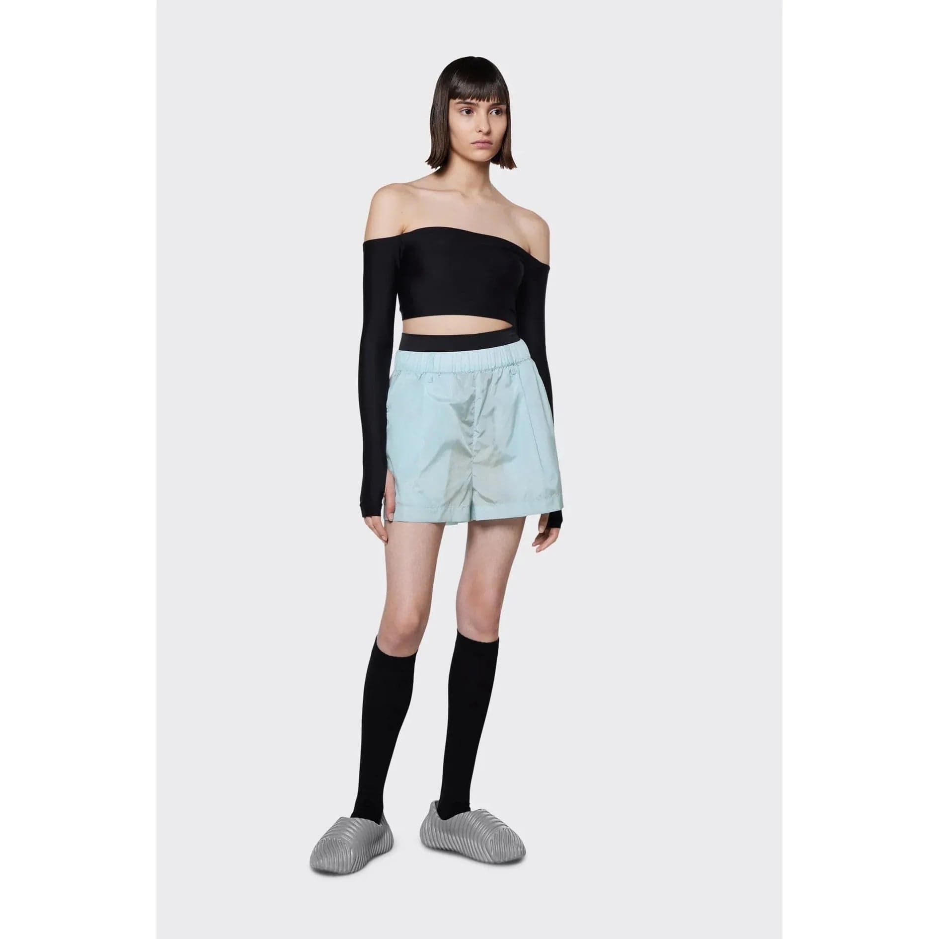 Shorts RAINS Shorts W Wide - Nylon Sport Shorts Lavender