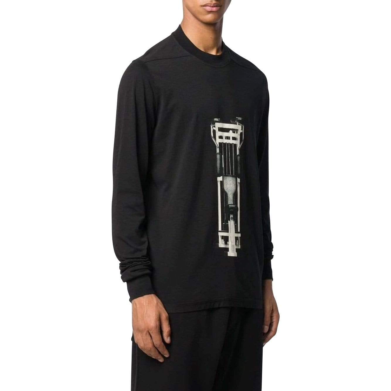 Mens Sweatshirts Printed Sweatshirt Black