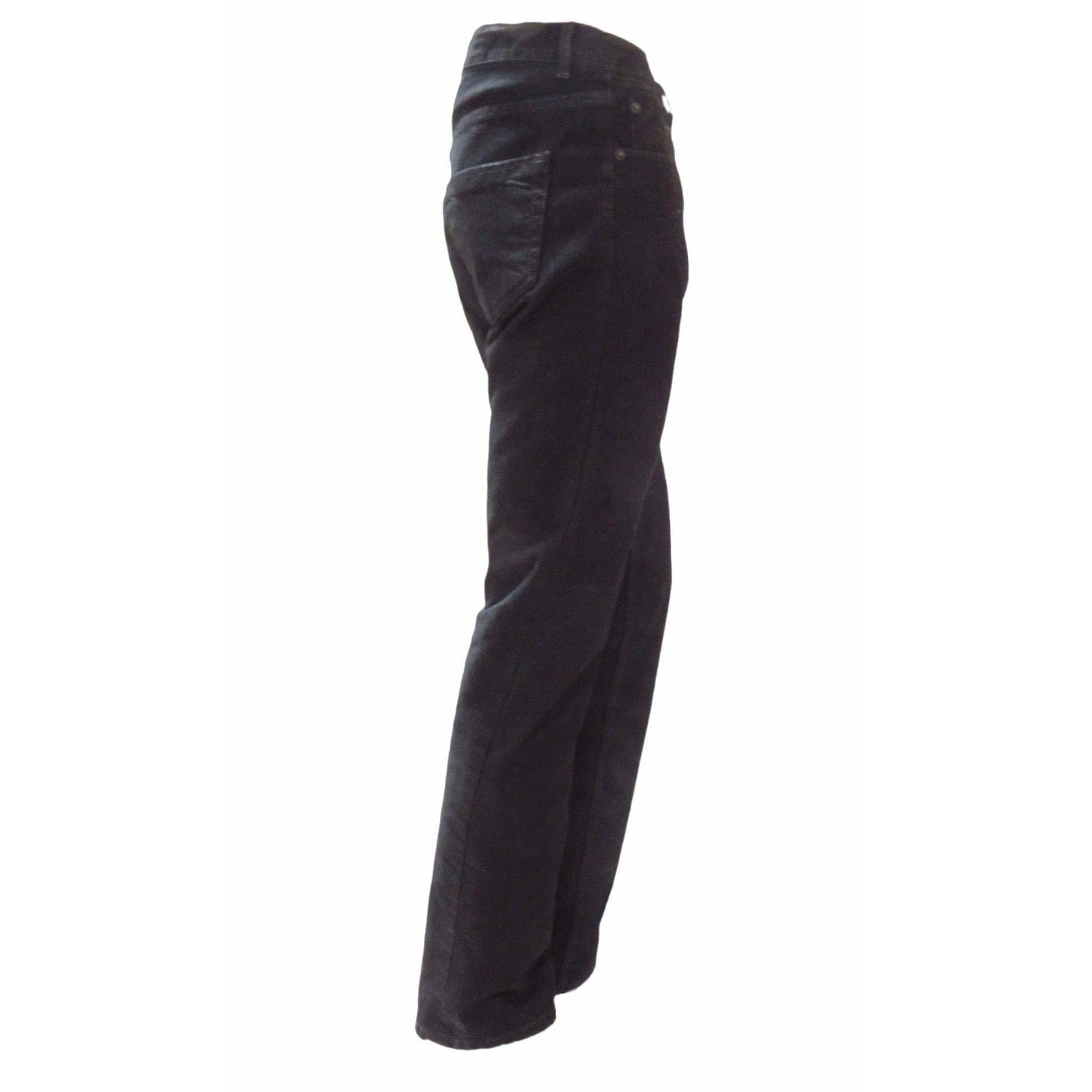 Mens Pants Rick Owens DRKSHDW Black Wax pants Dark Slate Gray