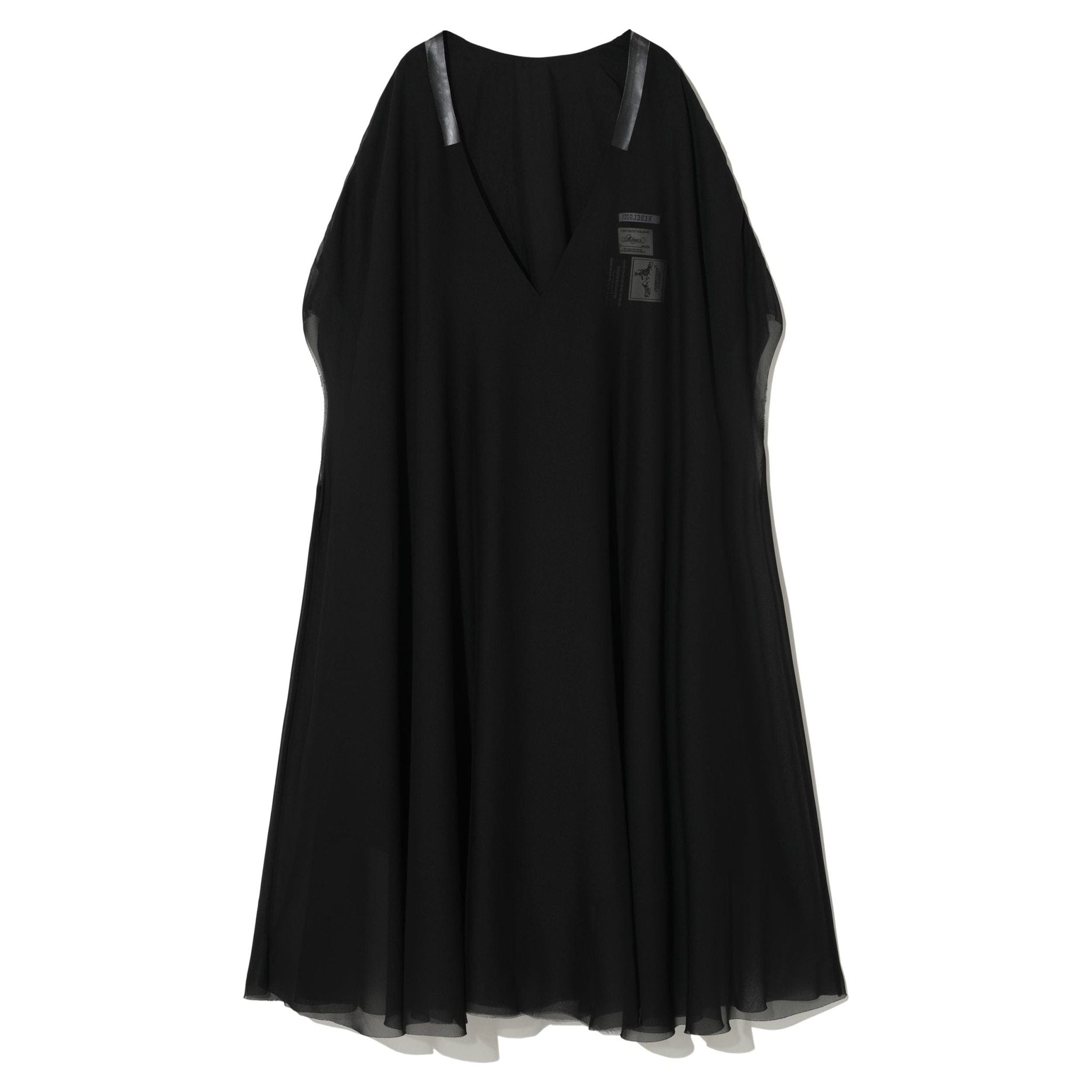 Dress Undercover Black Kaftan Onepiece Dress (SS24) Black