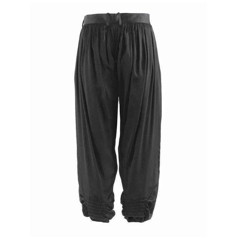 Pants Undercover Vintage Black Pleated Pants - Silk Harem Dark Slate Gray