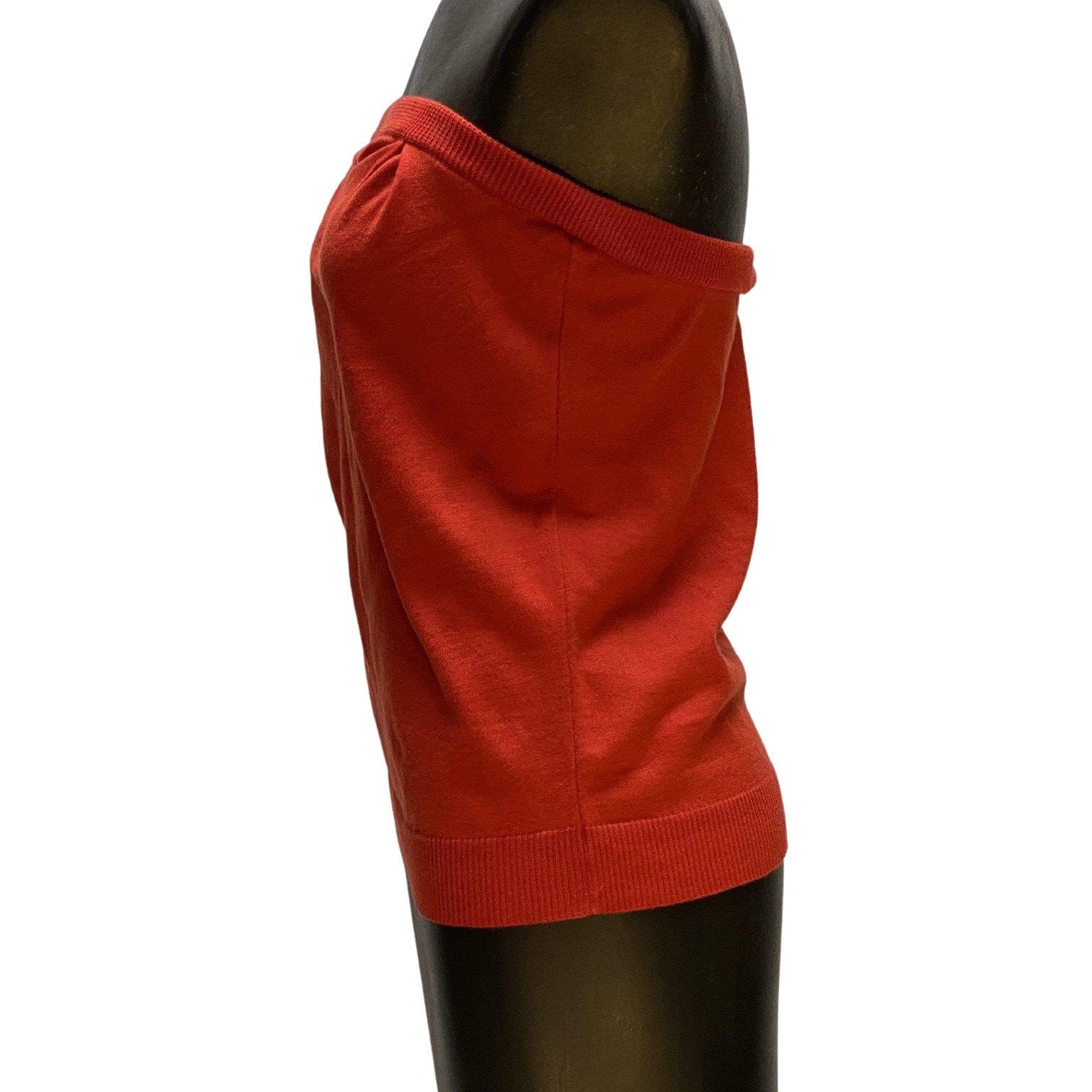 Shirts & Tops Vibrant Red Cotton-Cashmere Strapless Tube Top by UNDERCOVER White Smoke