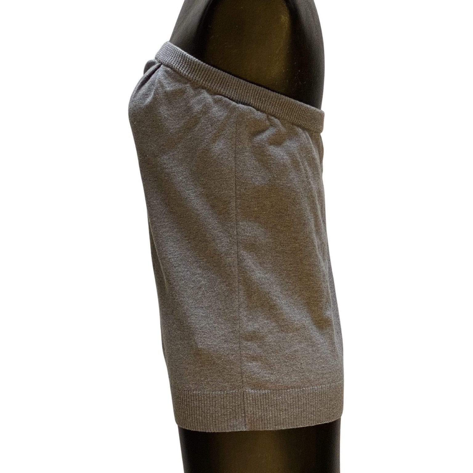Shirts & Tops Luxurious Grey Cotton-Cashmere Strapless Tube Top by UNDERCOVER White Smoke