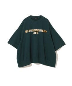 Women Top Undercover Oversized Graphic Sweatshirt in Dark Green Dark Slate Gray