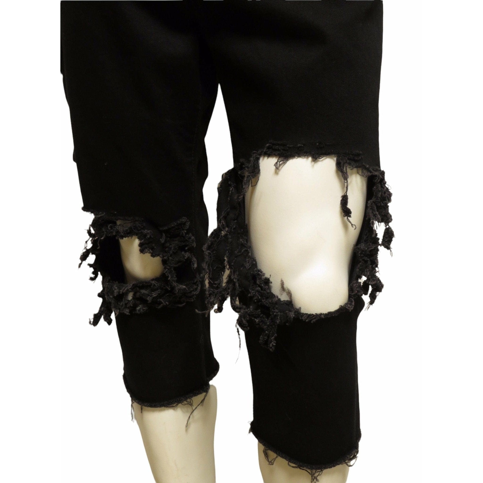 Pants Unholy Matrimony Frayed Denim Gray