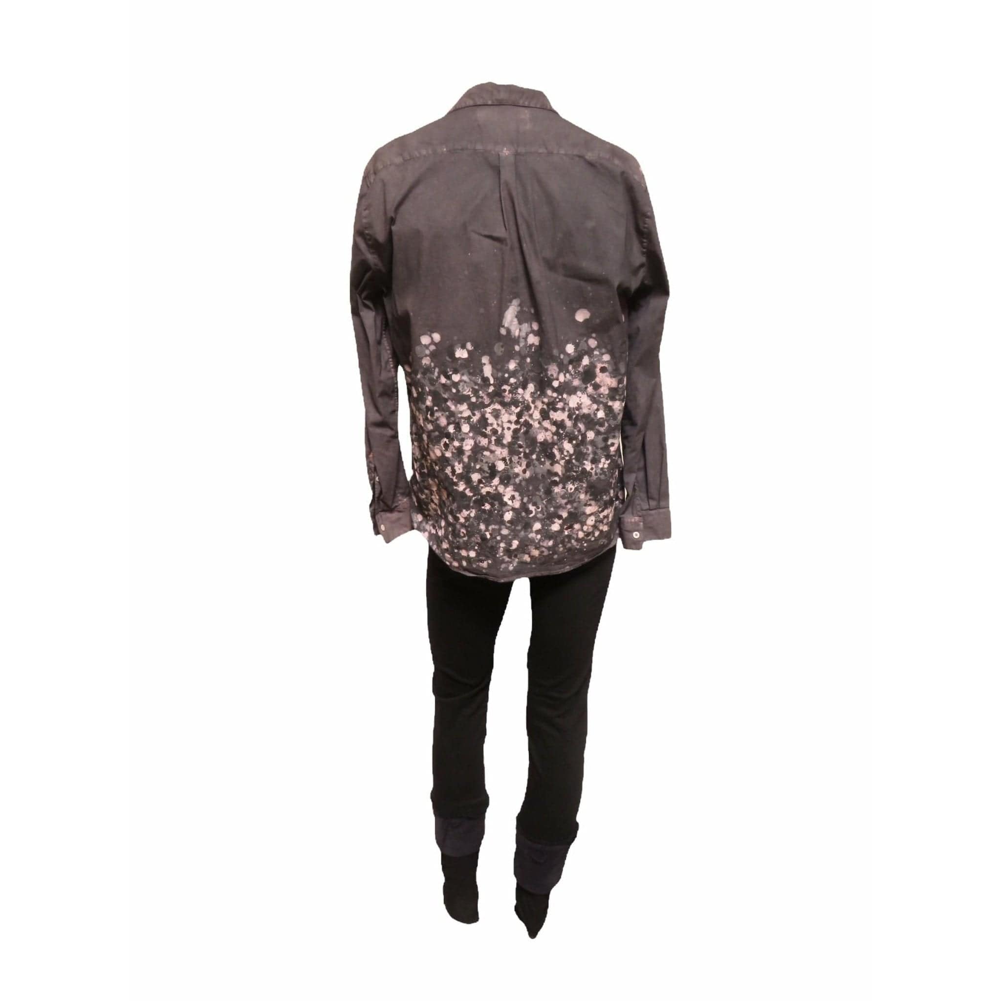 Shirts & Tops Unholy Matrimony Painted Shirt White Smoke