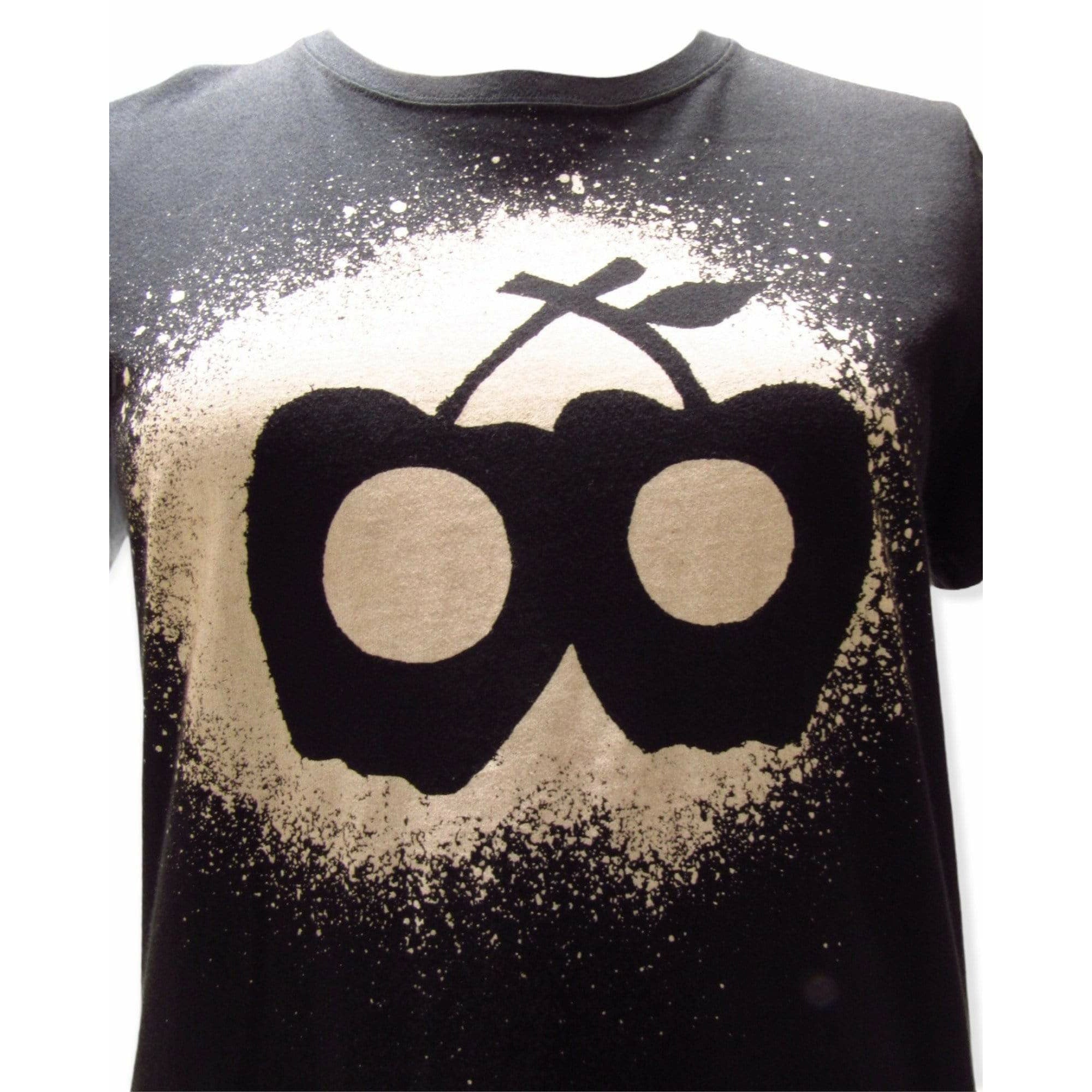 Shirts & Tops Undercover Apple Eyes Tee - Black Cotton Graphic Gray