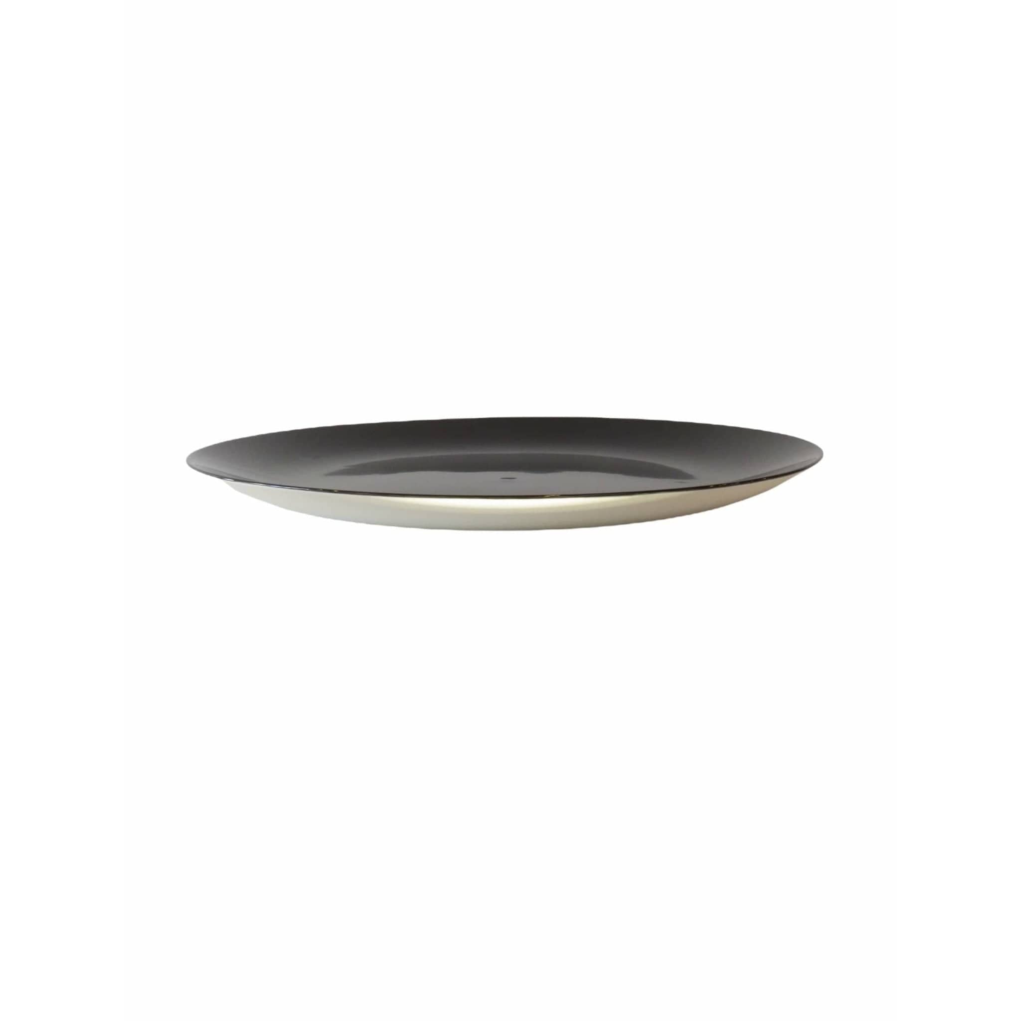 Plates Ann Demeulemeester for Serax 24 cm plates (set of two) Dim Gray