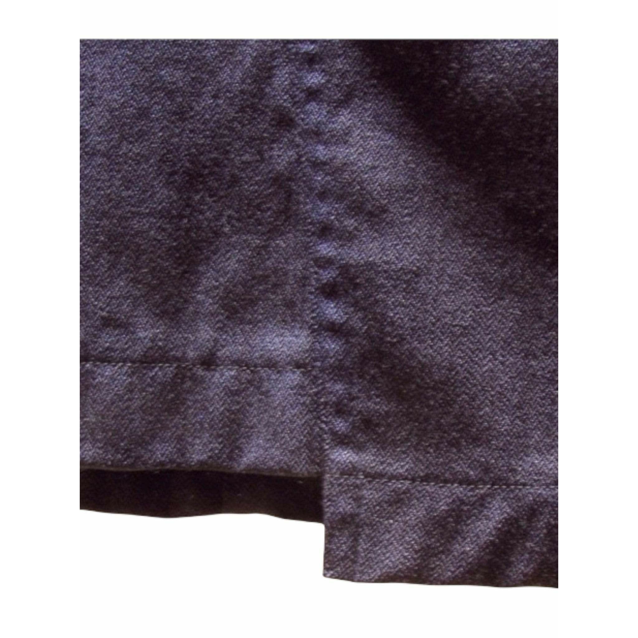 Skirts Comme Des Garçons Asymmetric Skirt - Navy Wool Maxi Dark Slate Gray