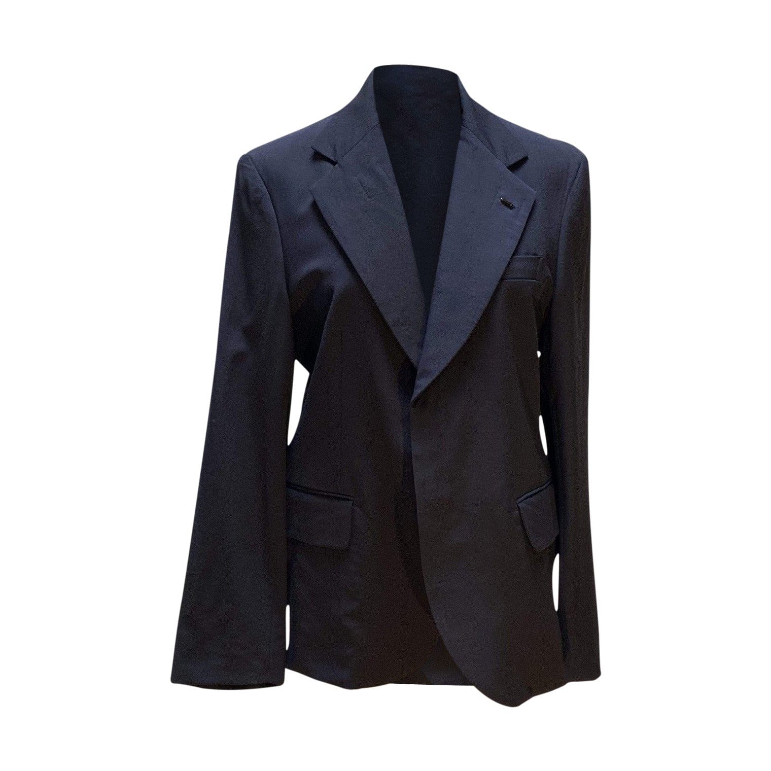 Womens Jackets + Coats Comme des Garçons Asymmetrical Jacket - Fitted Cropped Black