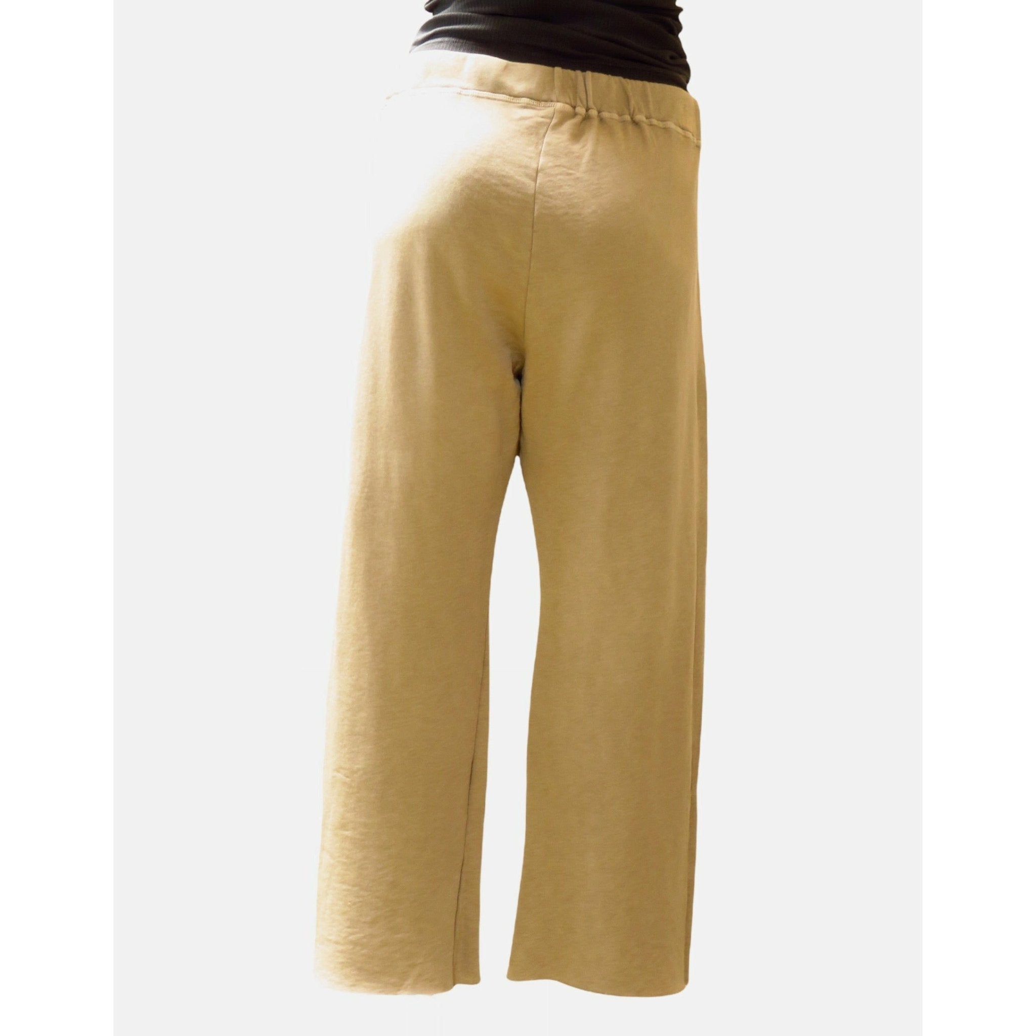 Apparel & Accessories James Perse Vintage Fleece Cutoff Sweatpant - Relaxed French Terry Lounge White Smoke