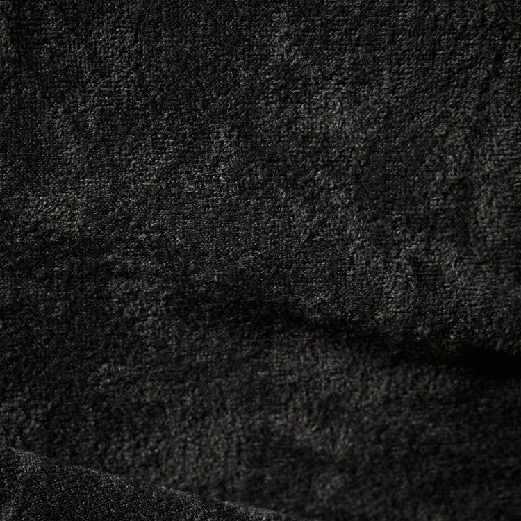 Dresses James Perse Stretch Velvet Ruched Dress - Fitted Long Sleeve Black