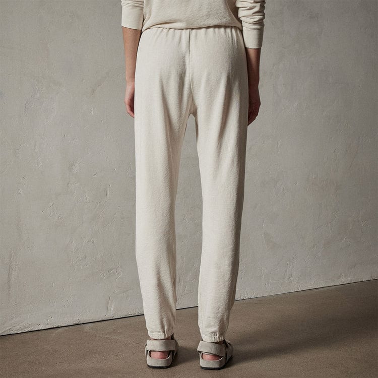 Pants James Perse French Terry Sweat Pant - Supima Cotton Classic Fit Light Slate Gray