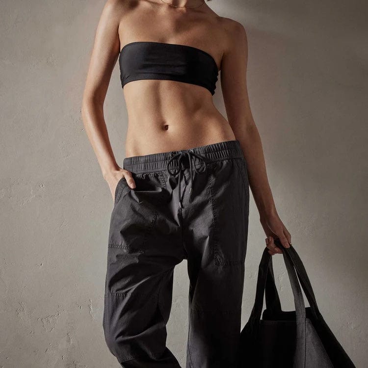 Pants James Perse Utility Pant - Stretch Supima Poplin Dim Gray