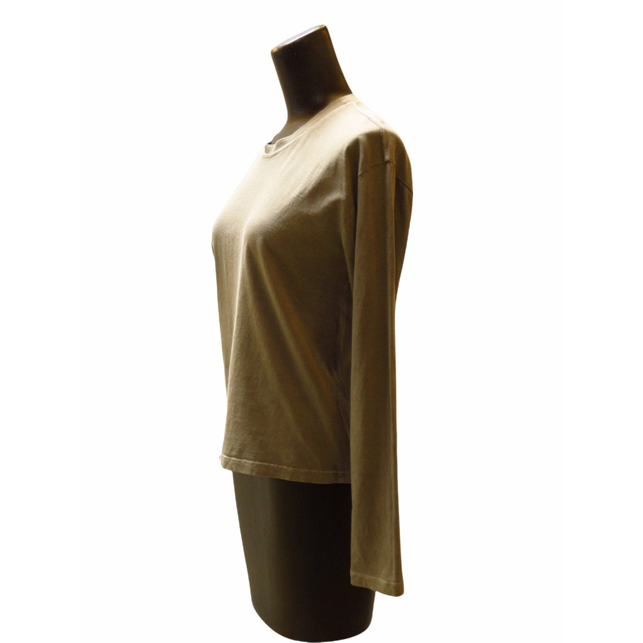 Shirts & Tops James Perse Boxy Long Sleeve Tee - Cropped Jersey Top Dark Slate Gray