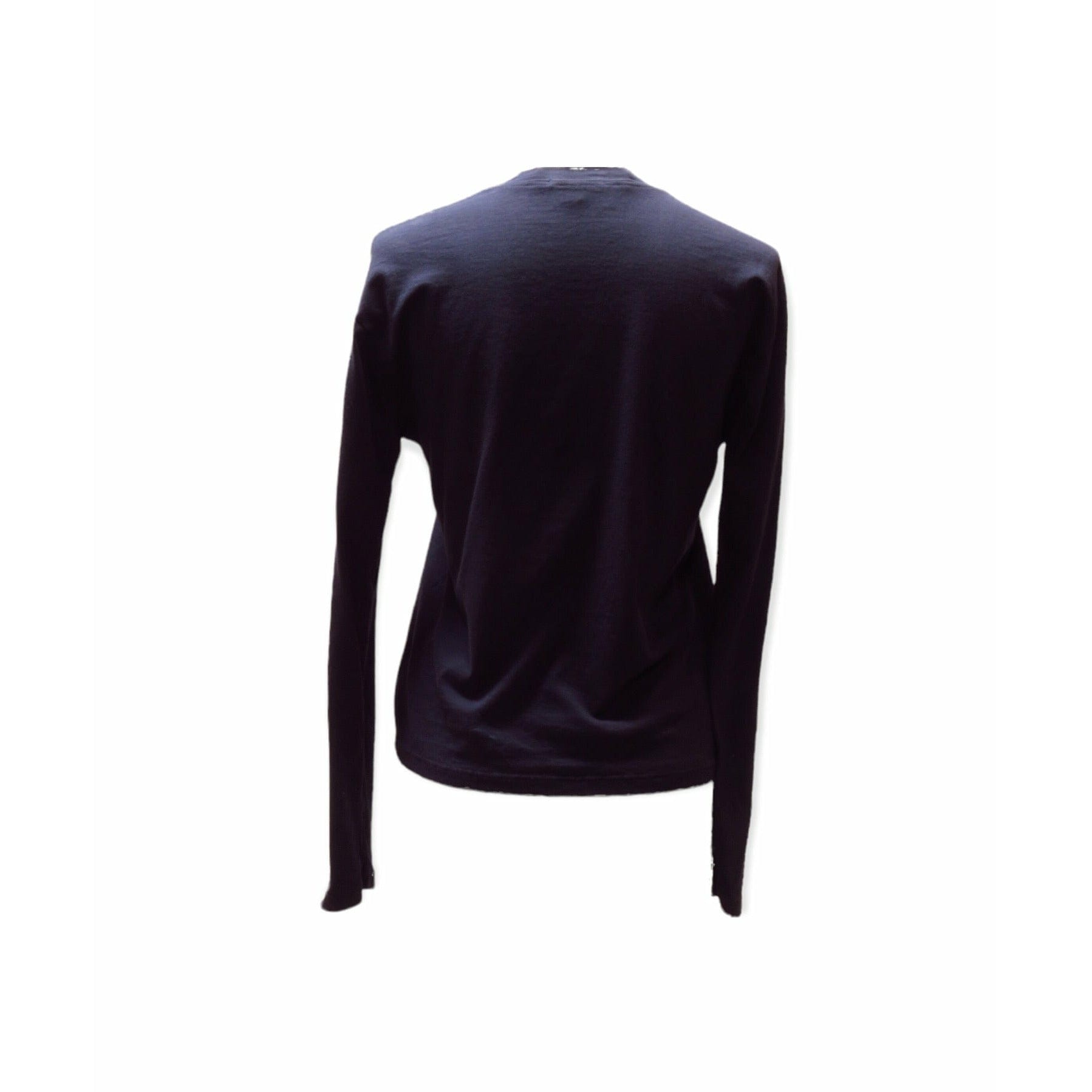 Shirts & Tops James Perse Boxy Long Sleeve Tee - Lightweight Cotton Jersey Black