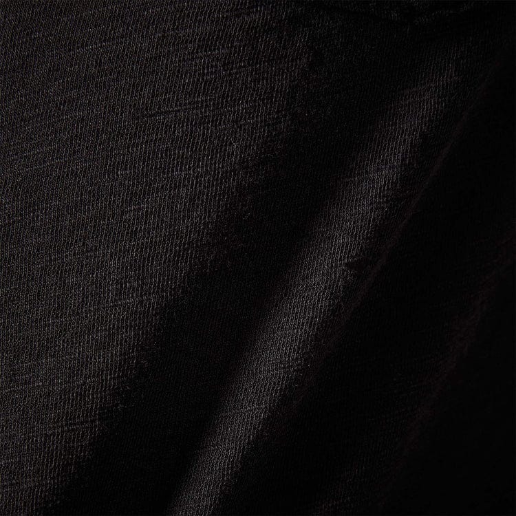 Shirts & Tops James Perse Contrast Panel Shirt - Cotton Slub Button-Down Black