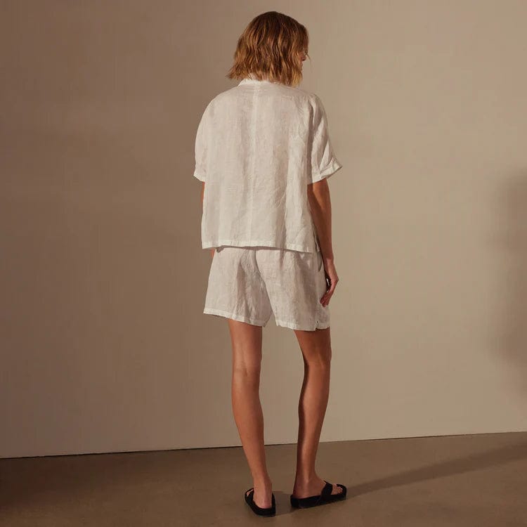 Shirts & Tops James Perse Cotton Twill Boxy Shirt - Relaxed Fit Dim Gray