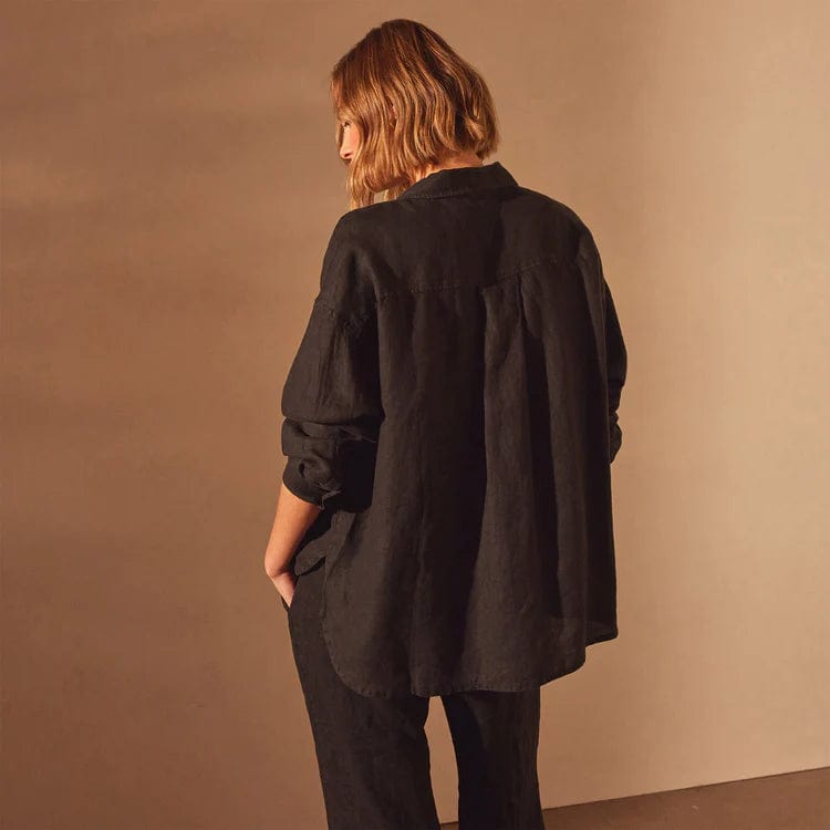 Shirts & Tops James Perse Garment Dyed Linen Shirt - Classic Button Down Sienna
