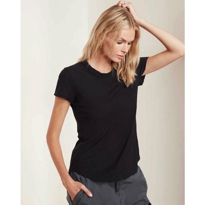 Shirts & Tops James Perse Sheer Slub Crew Neck Tee - Lightweight Cotton Top Dark Slate Gray