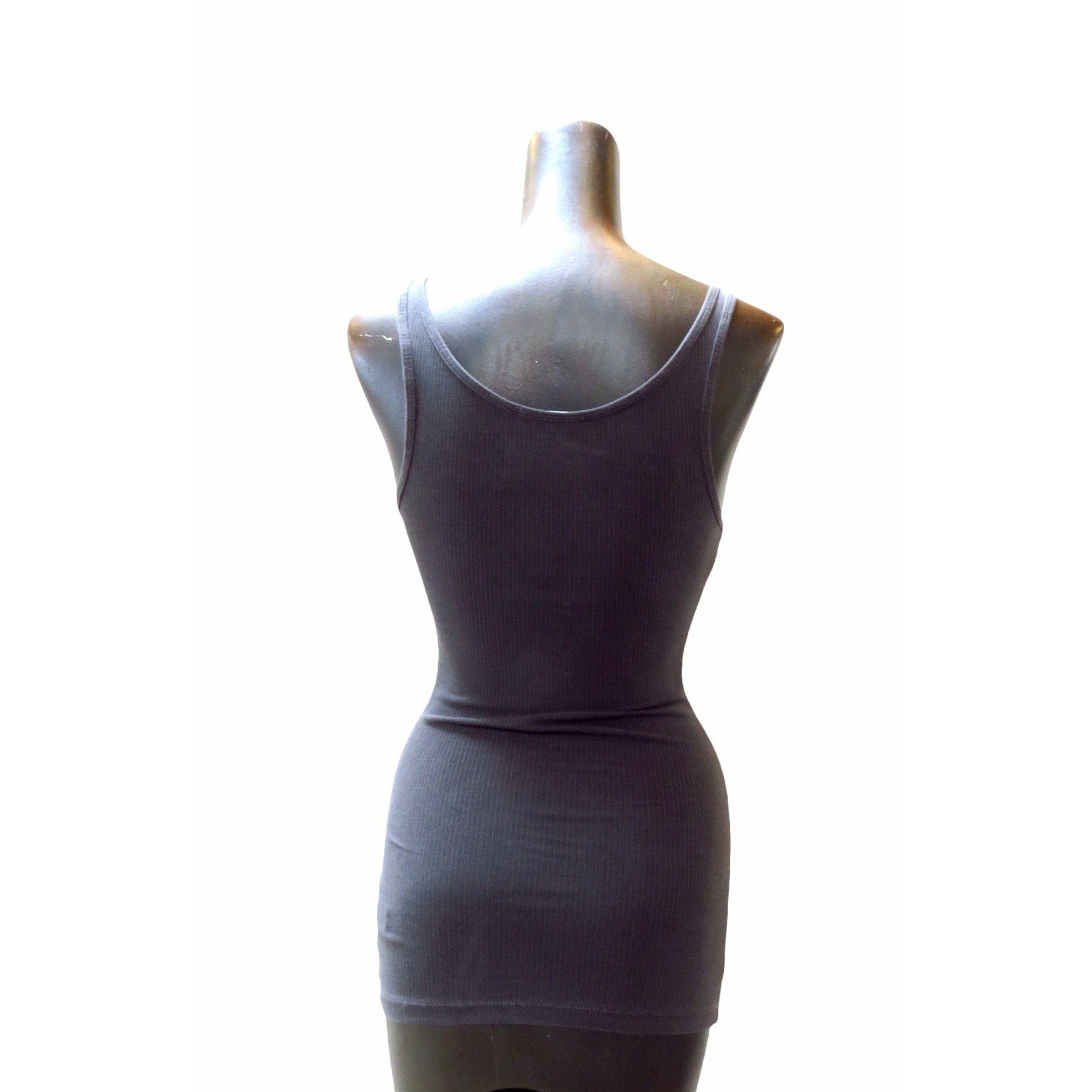 Shirts & Tops James Perse The Daily Tank - Ribbed Cotton Scoop Basic Dark Slate Gray