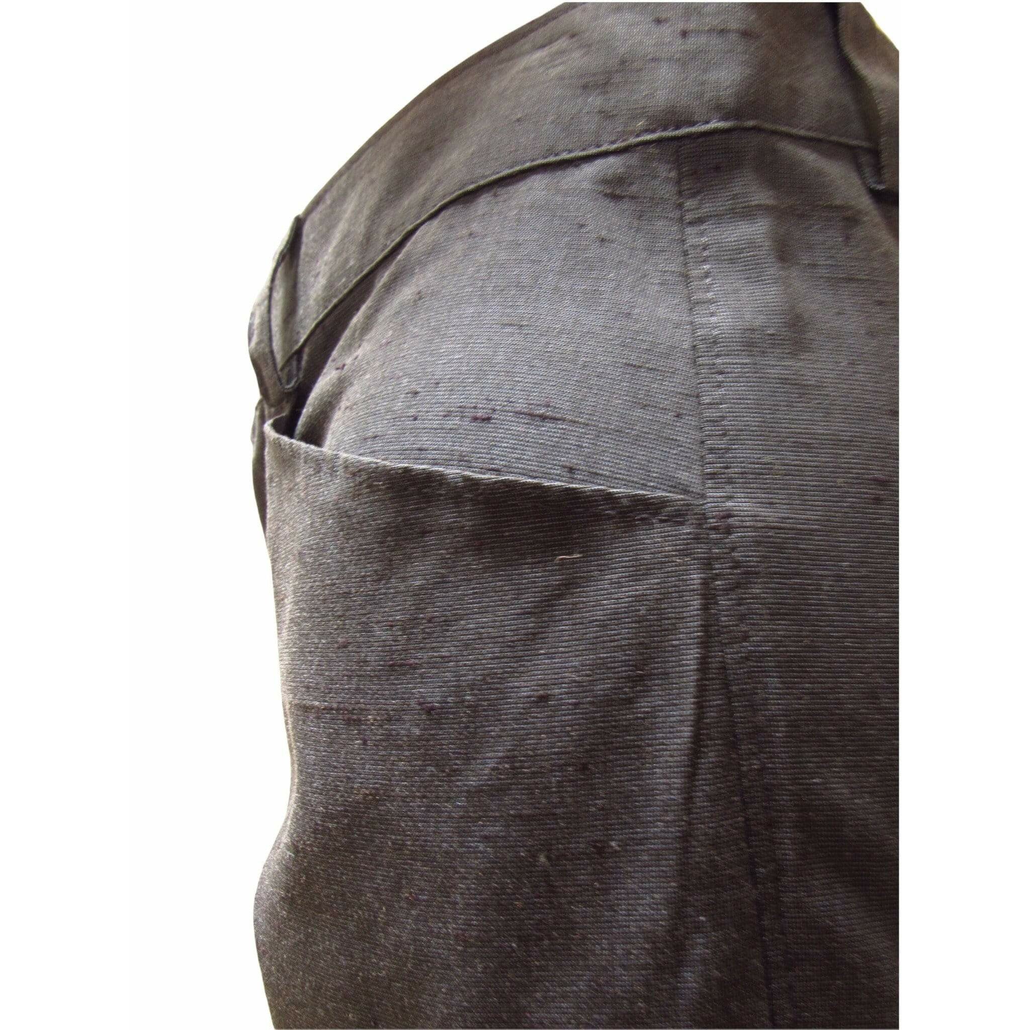 Pants Jean Paul Gaultier Classique Pants - Blue Cotton Rayon Blend Dark Slate Gray