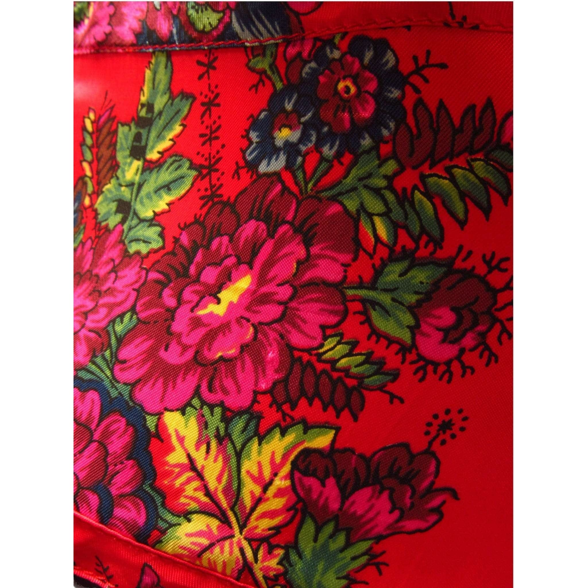 Skirts Jean Paul Gaultier Floral Tiered Skirt - Red Multi Layered Firebrick