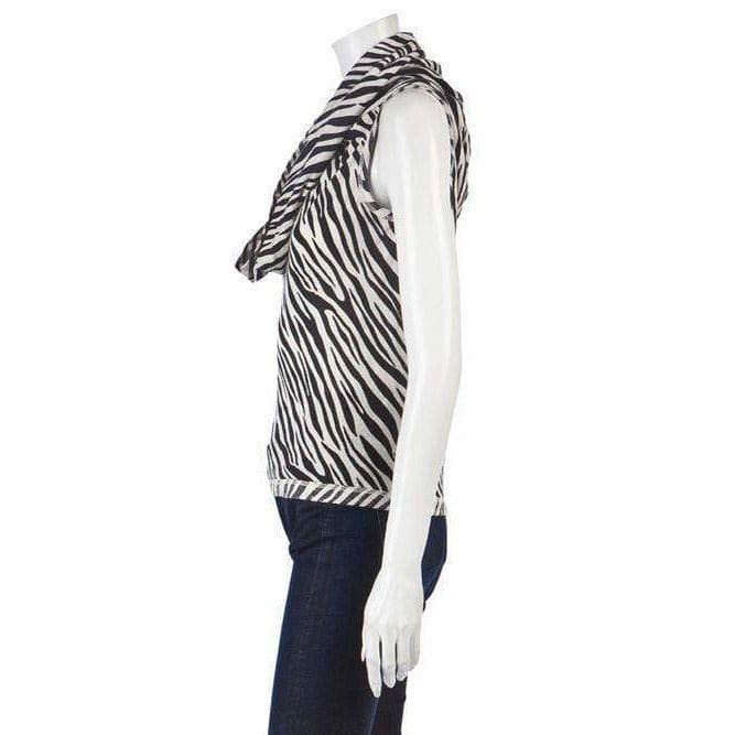 Shirts & Tops Junya Watanabe Zebra Top - Graphic Animal Print White Smoke