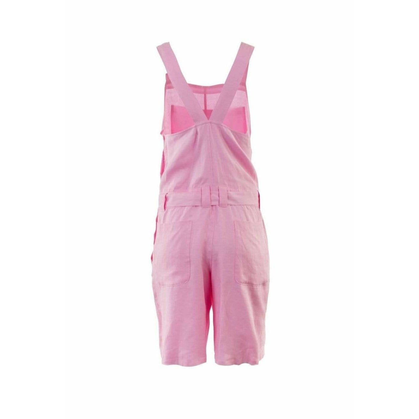 Shorts Junya Watanabe Short Overalls - Pink Linen Dungarees Plum