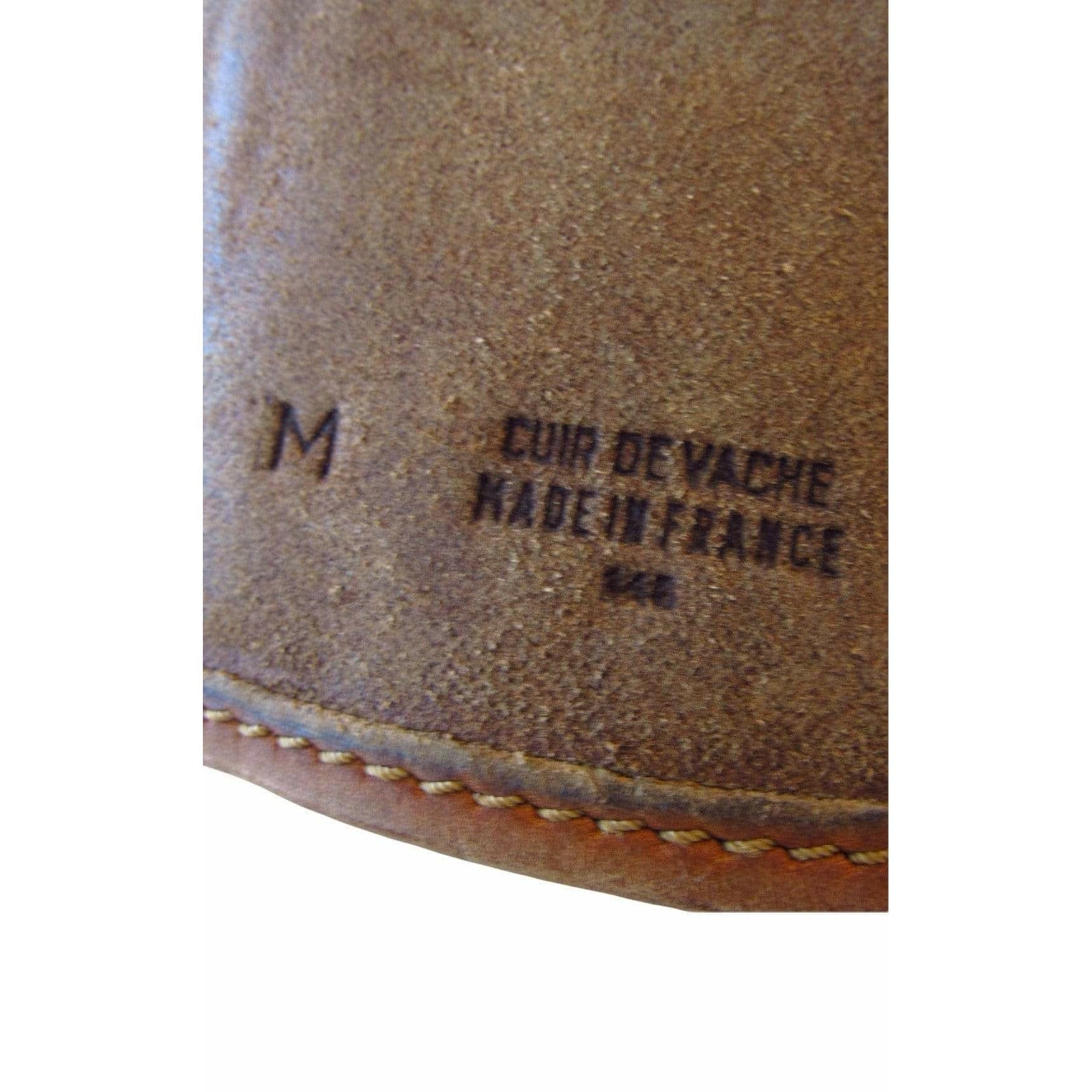 Belts Maison Martin Margiela Brown Cuir de Vache Belt - Cowhide Brown Rugged Dim Gray