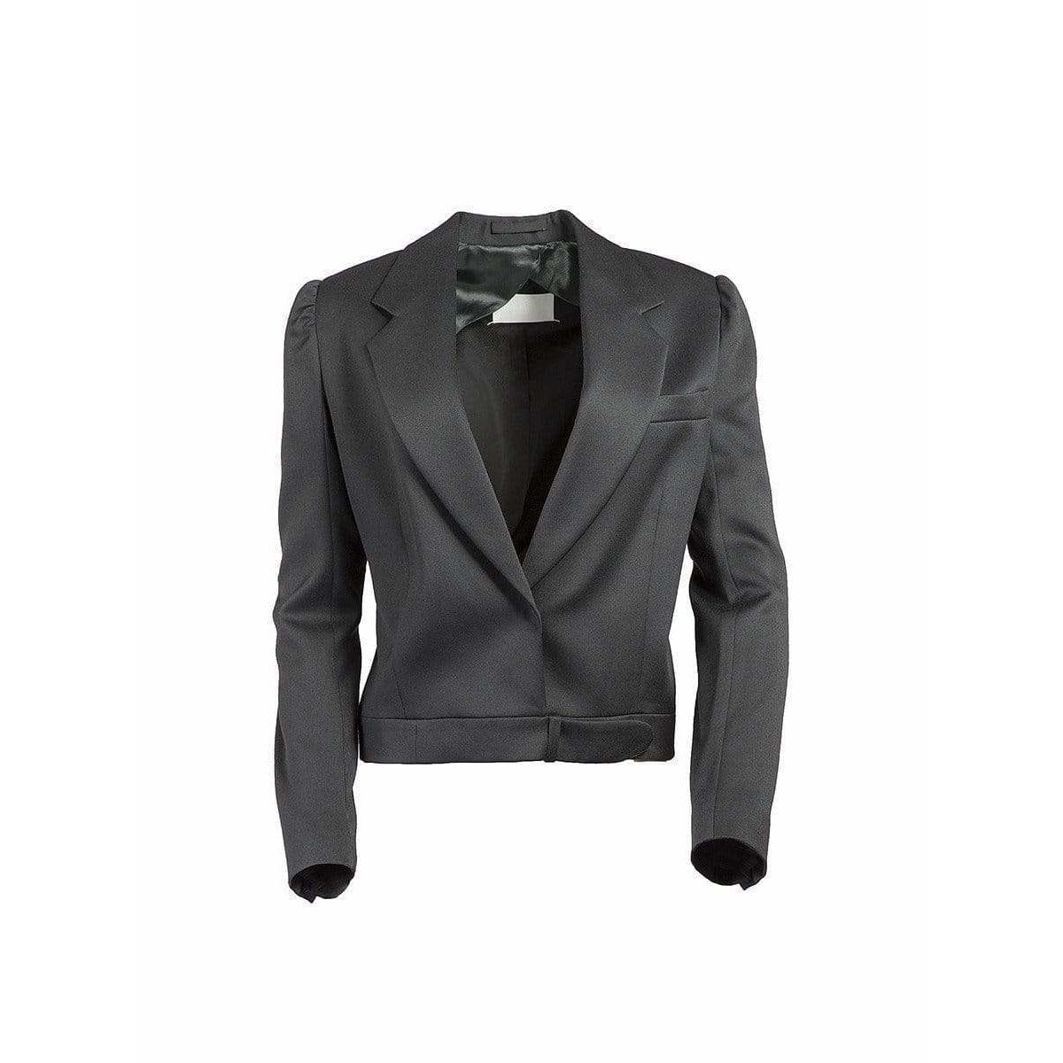 Coats & Jackets Maison Martin Margiela Short Belted Jacket - Garbardine One-Button Belted Dark Slate Gray