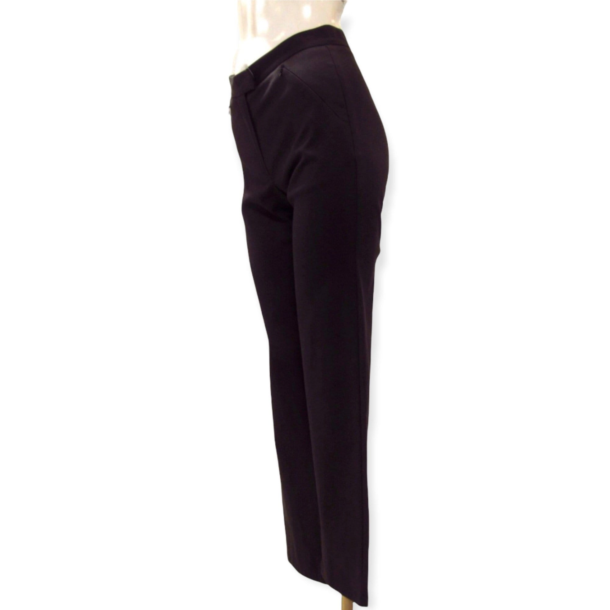 Pants Maison Martin Margiela Straight Pant - Cotton Rayon Black Black