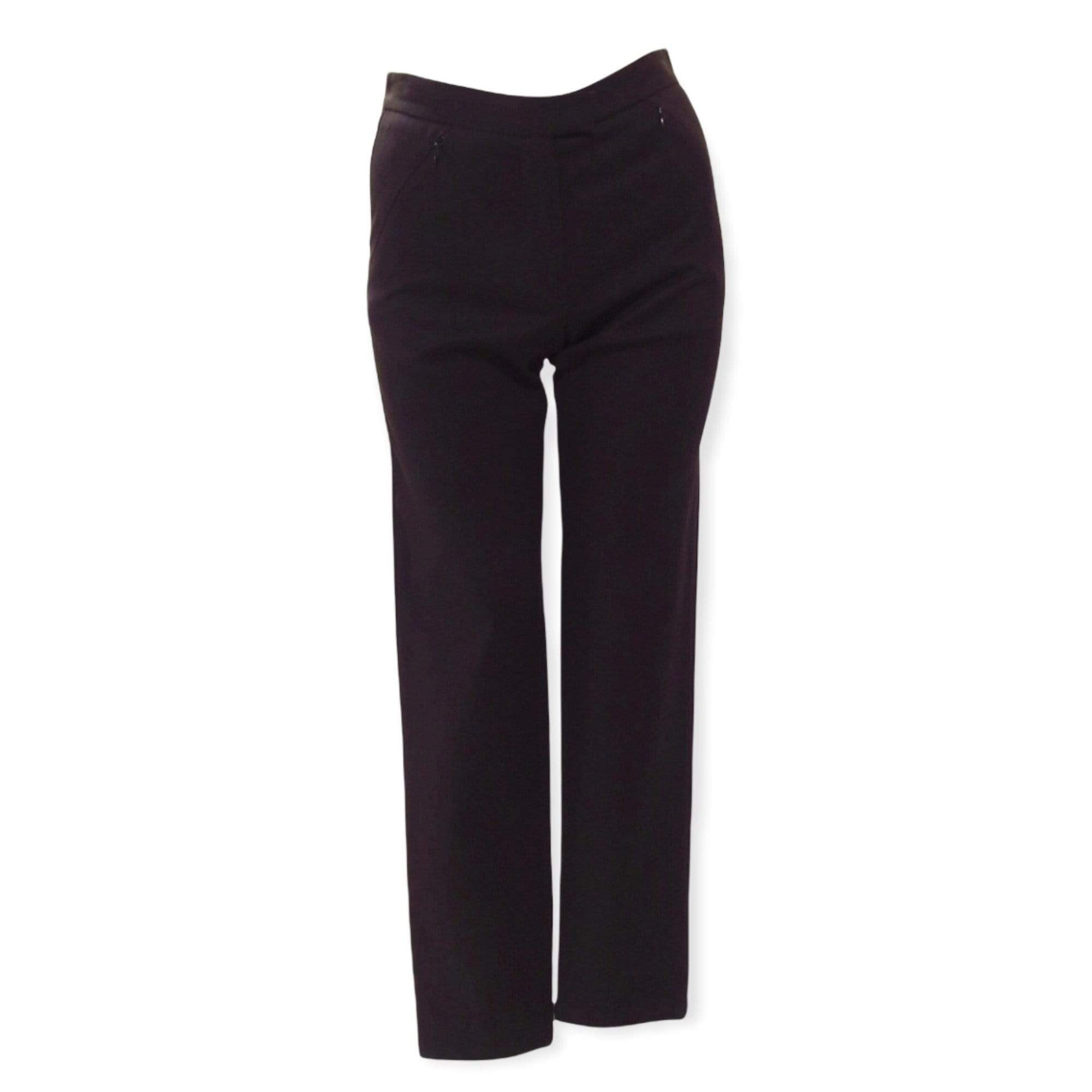 Pants Maison Martin Margiela Straight Pant - Cotton Rayon Black Black