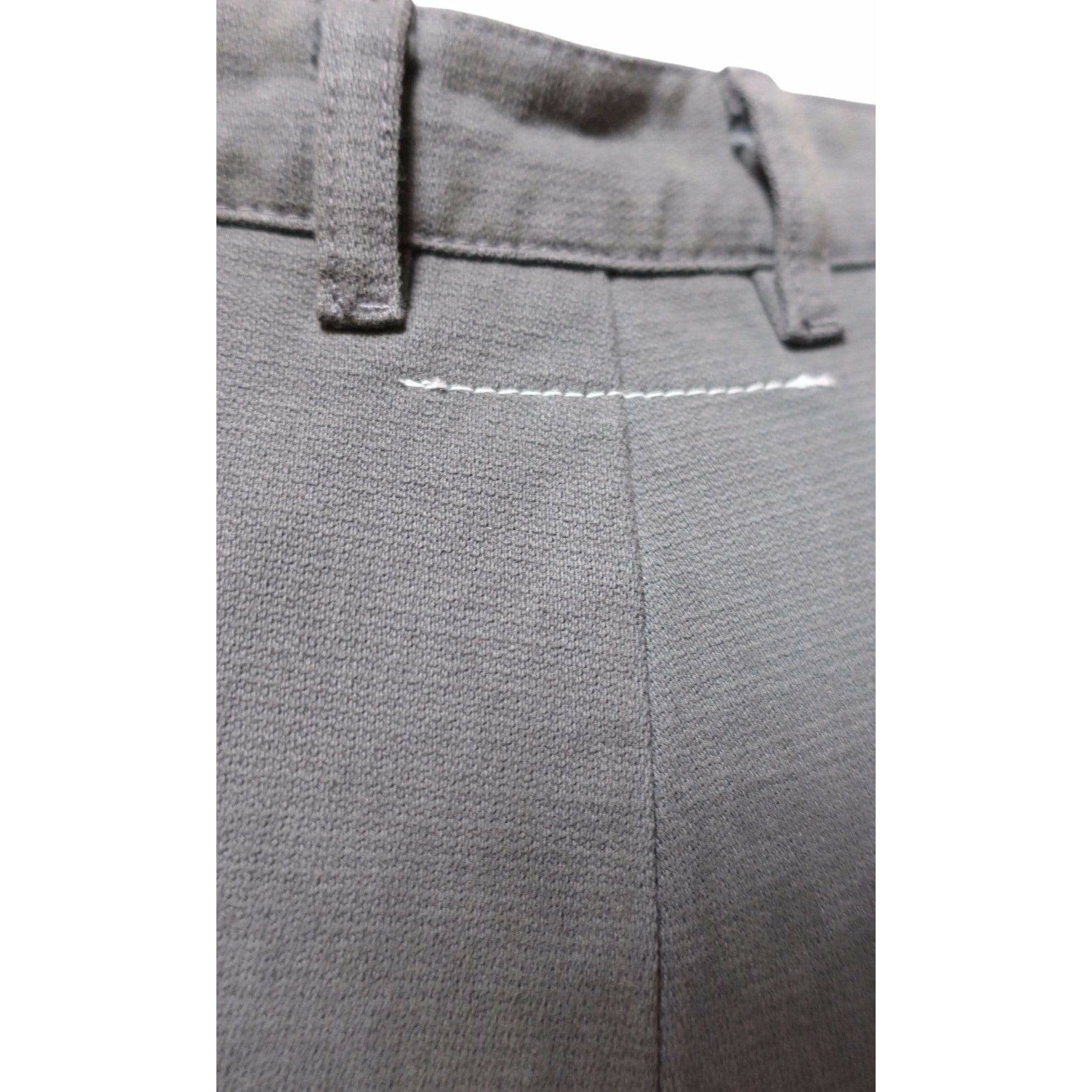 Pants Maison Martin Margiela High Cut Wide Leg Pant - Grey High-Cut Button Fly Dark Gray