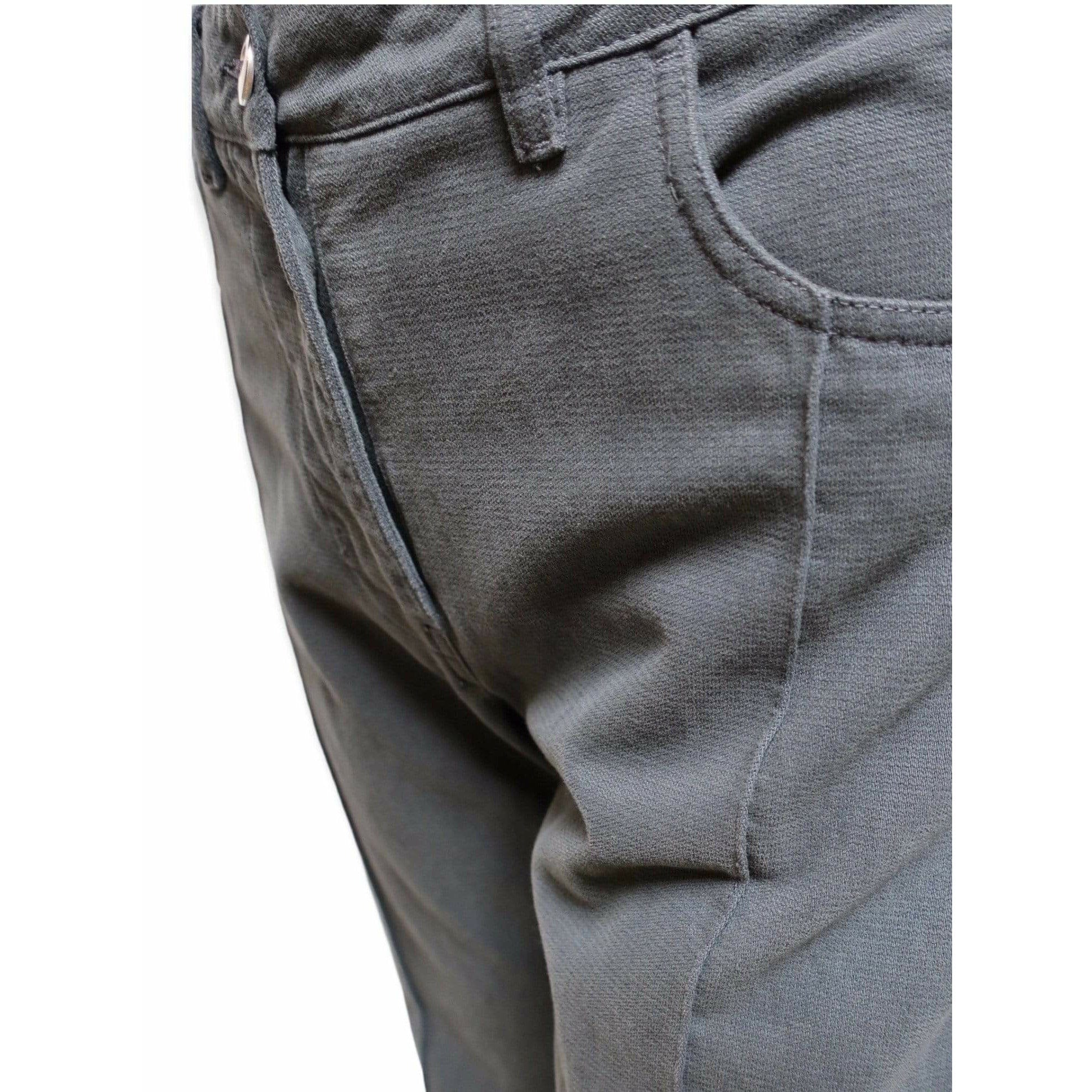 Pants Maison Martin Margiela High Cut Wide Leg Pant - Grey High-Cut Button Fly Dim Gray