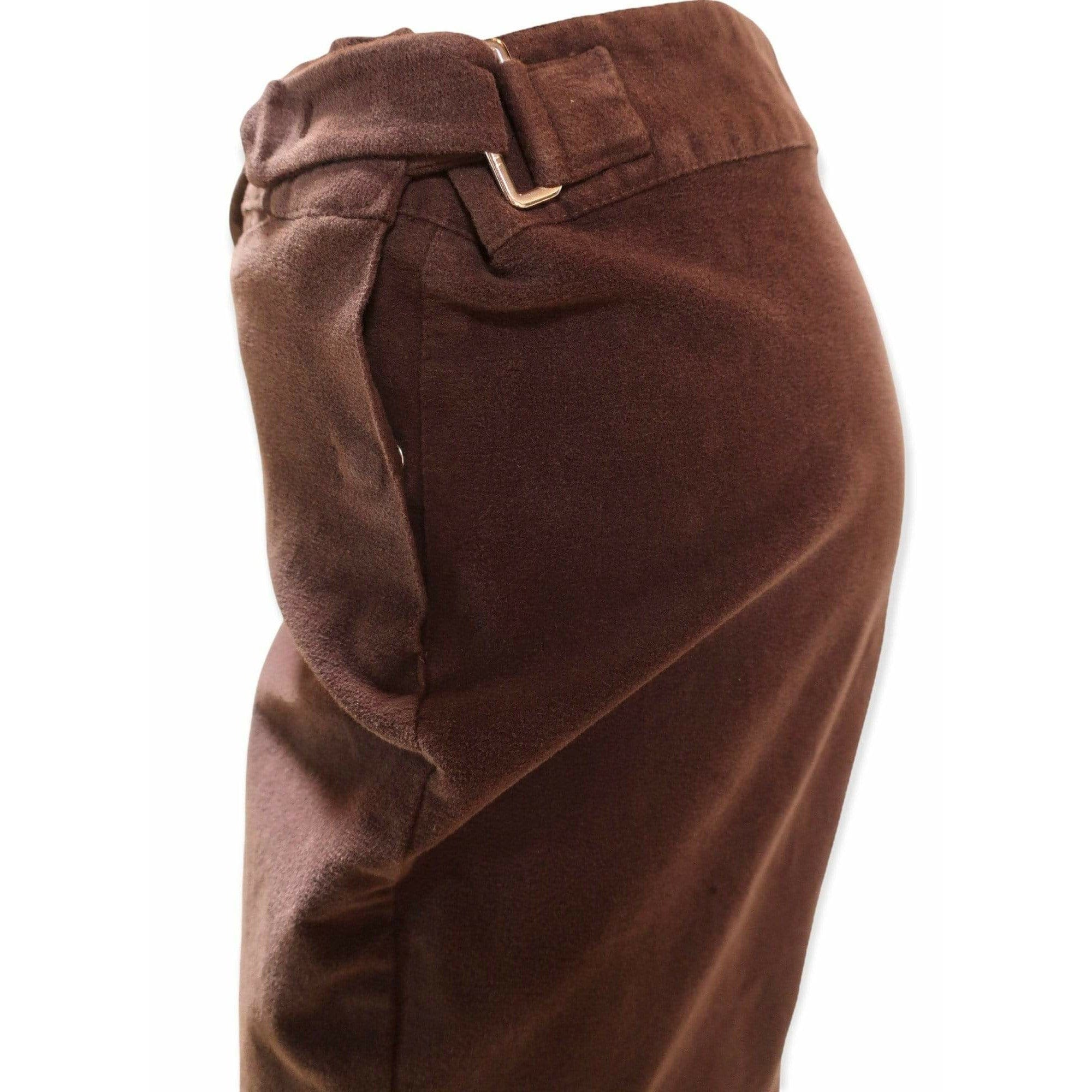 Pants Maison Martin Margiela High Cut Wide Leg Pant - Flannel Wide Leg Dark Grey Dark Slate Gray