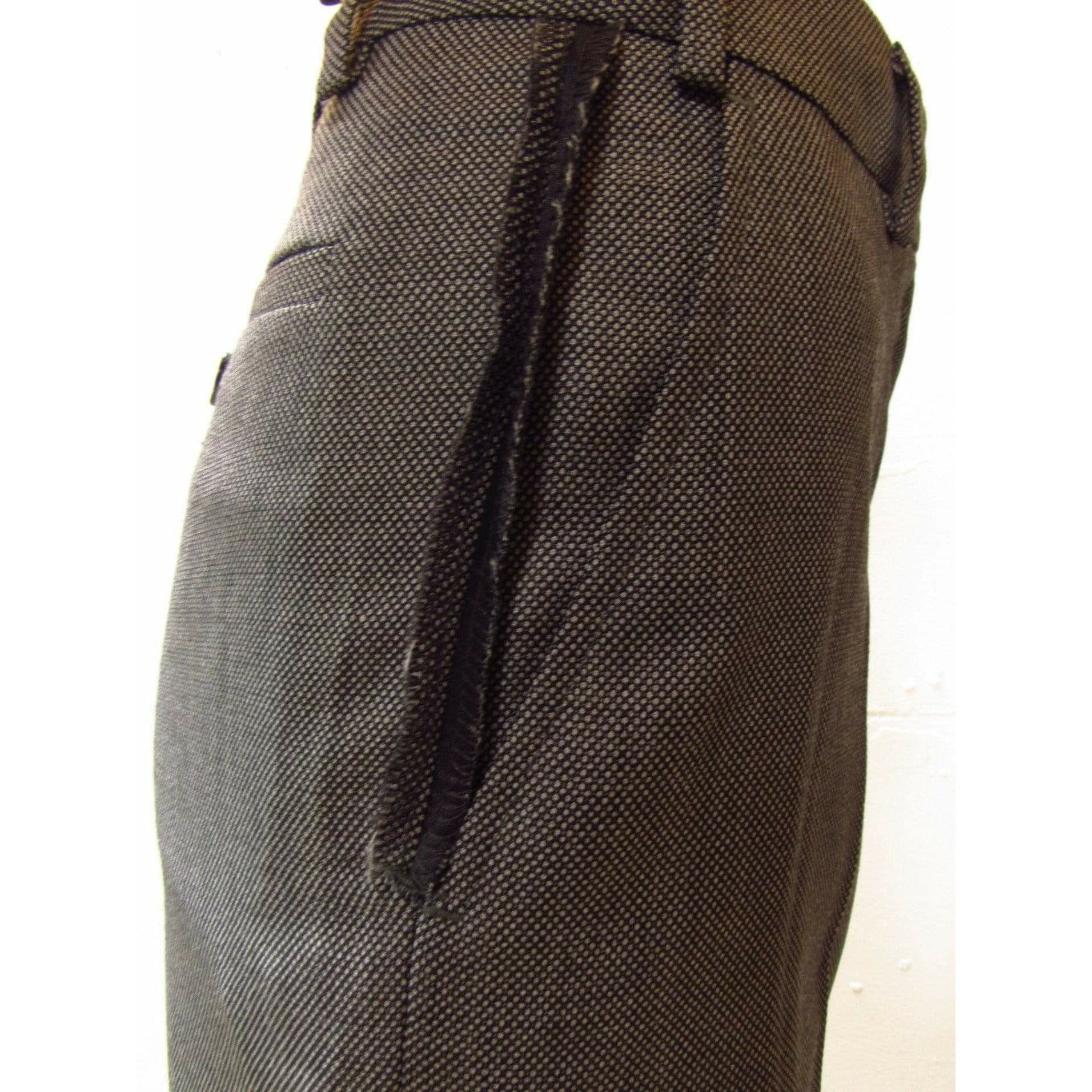 Pants Maison Martin Margiela High Waist Pant - Wool High Waist Vintage Dark Slate Gray