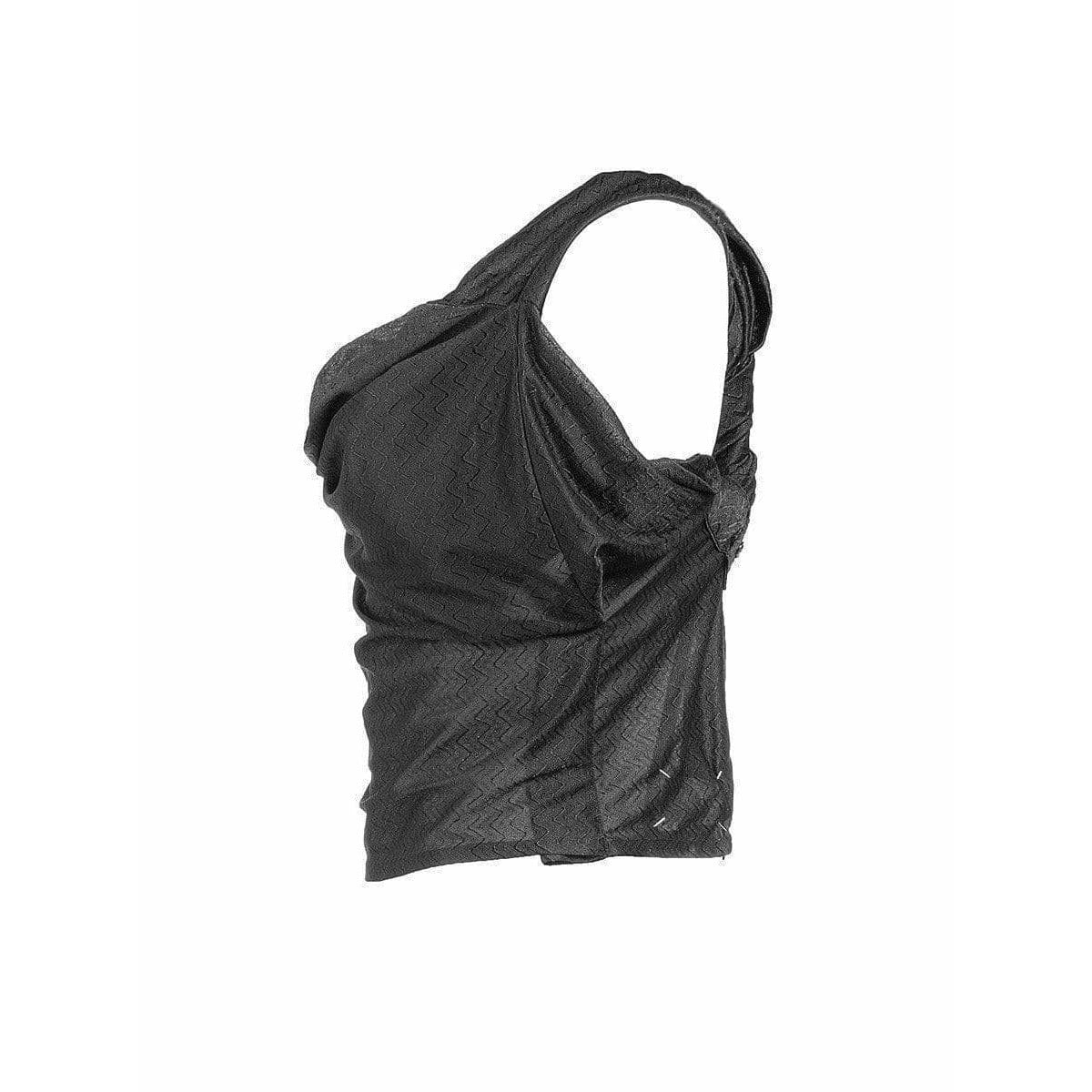 Shirts & Tops Maison Martin Margiela Halter Top - Viscose Stretch Vintage Dark Slate Gray