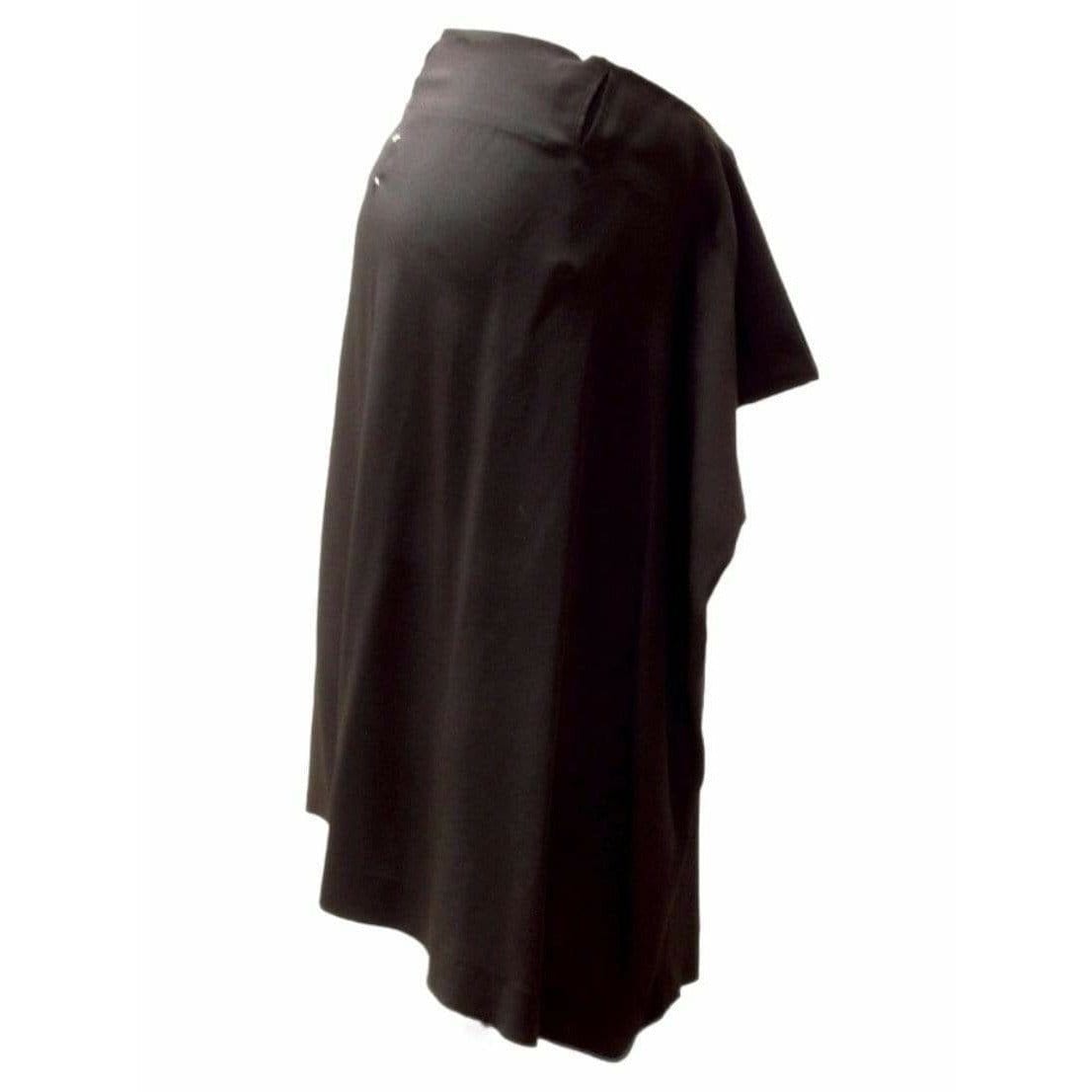 Skirts Maison Martin Margiela Black Draped Waist Mid Length Skirt Black