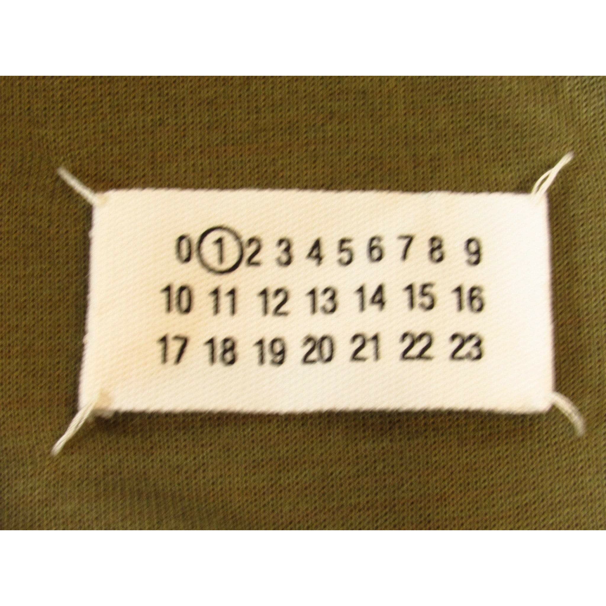 Skirts Maison Martin Margiela Olive Wrap Front Skirt - Rayon Knit Olive Bisque