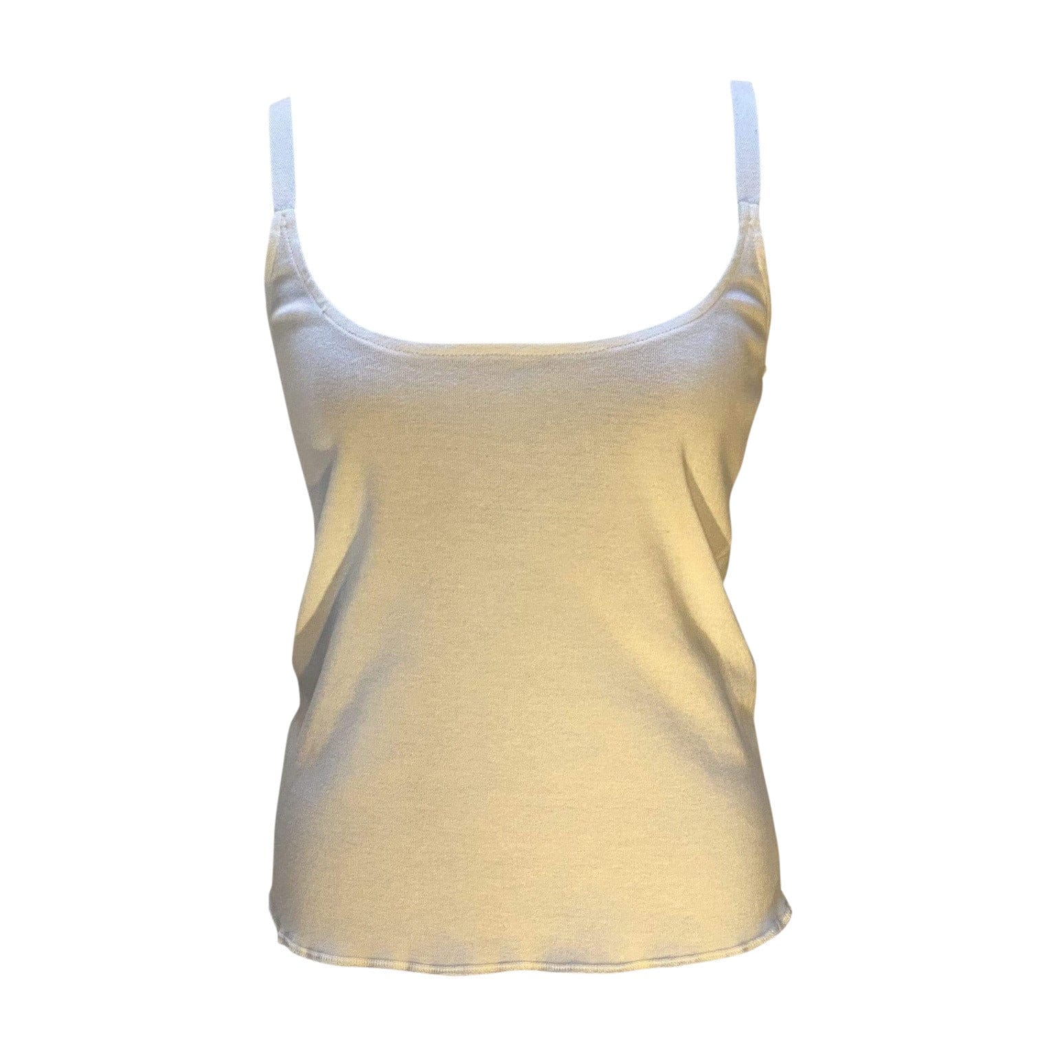 top Maison Martin Margiela Cotton Tank Top White Smoke