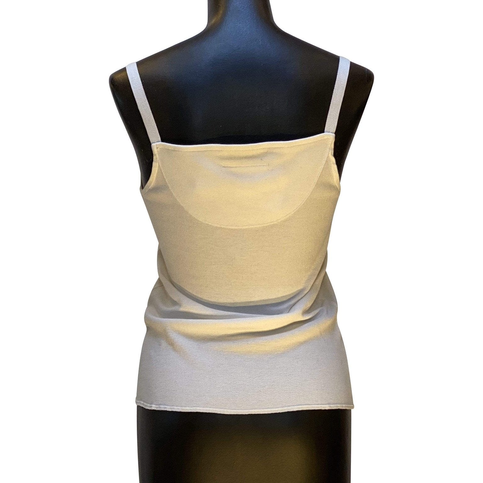 top Maison Martin Margiela Cotton Tank Top White Smoke
