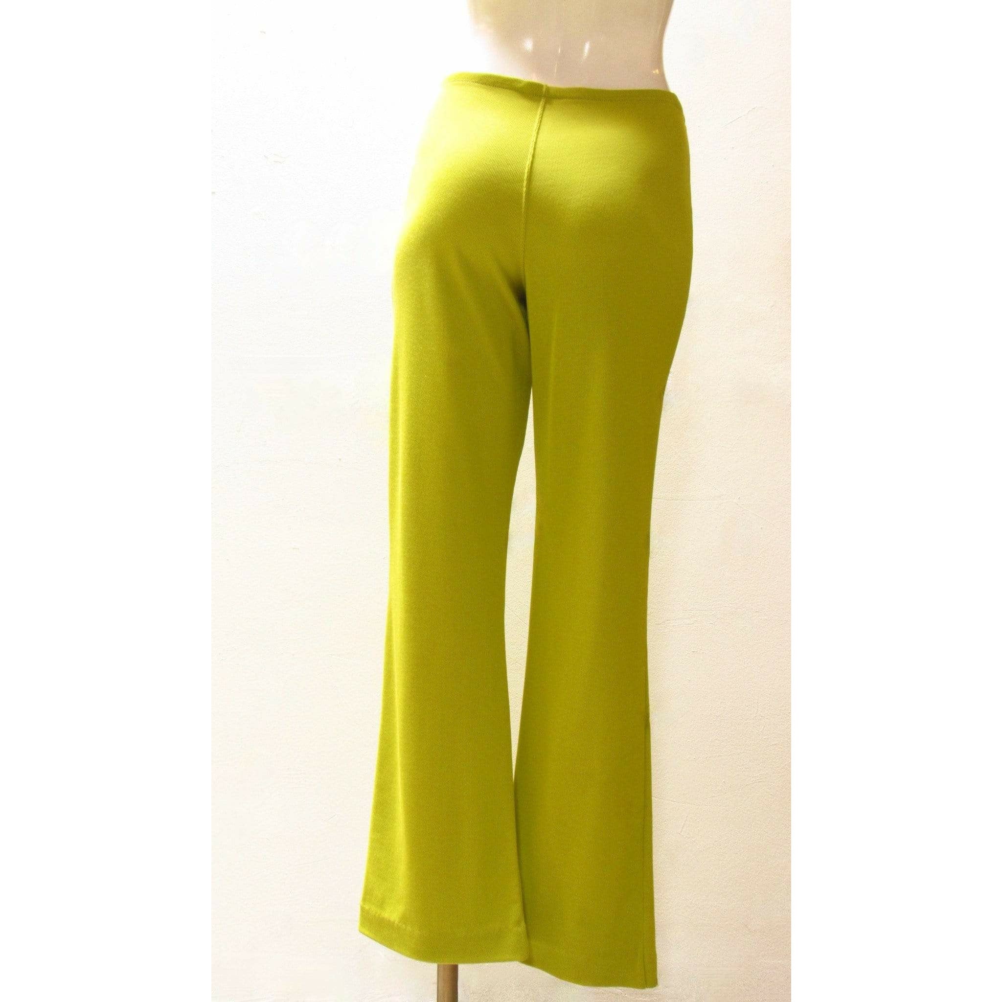 Pants Matsuda Vintage Chartreuse Stretch Pant Seashell