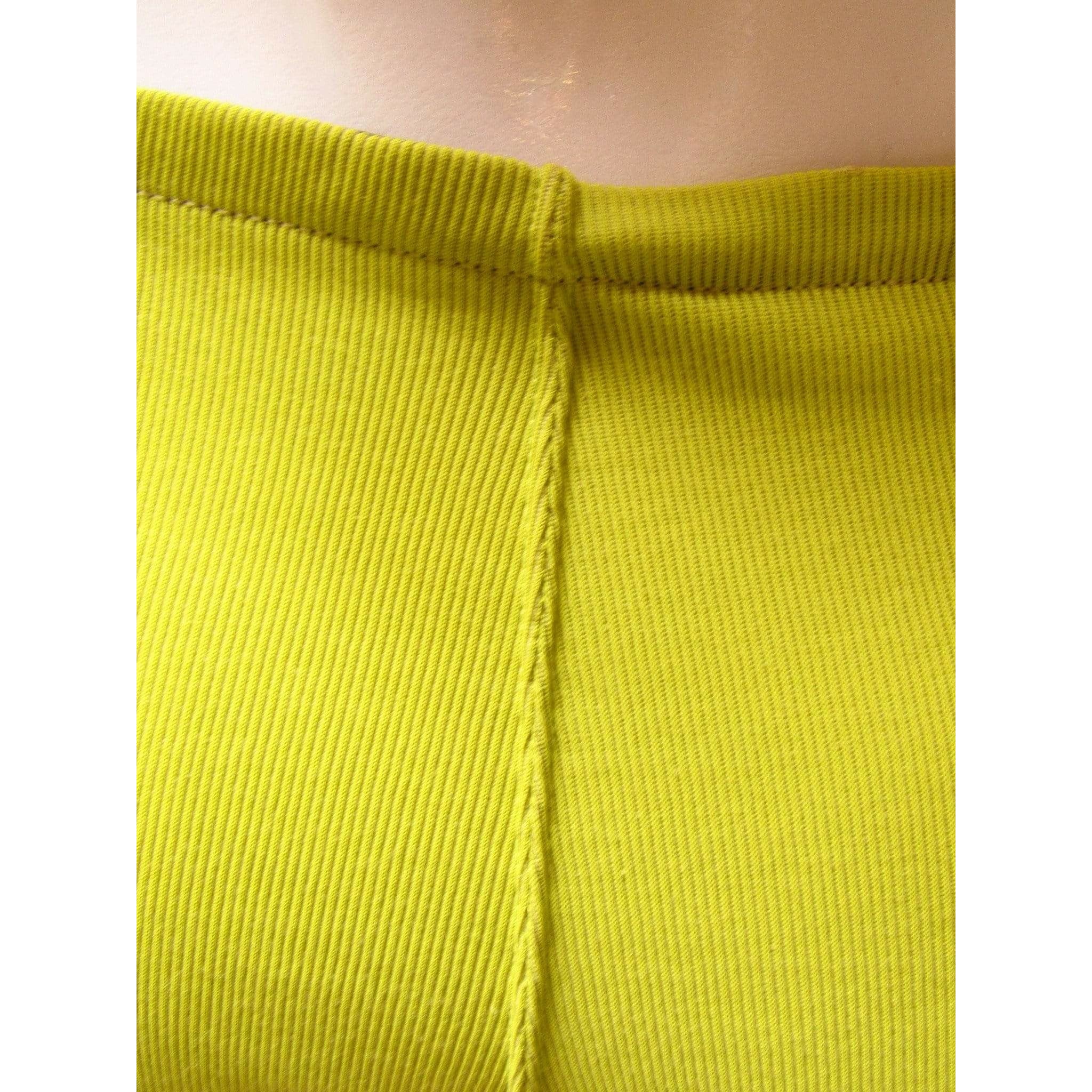 Pants Matsuda Vintage Chartreuse Stretch Pant Goldenrod