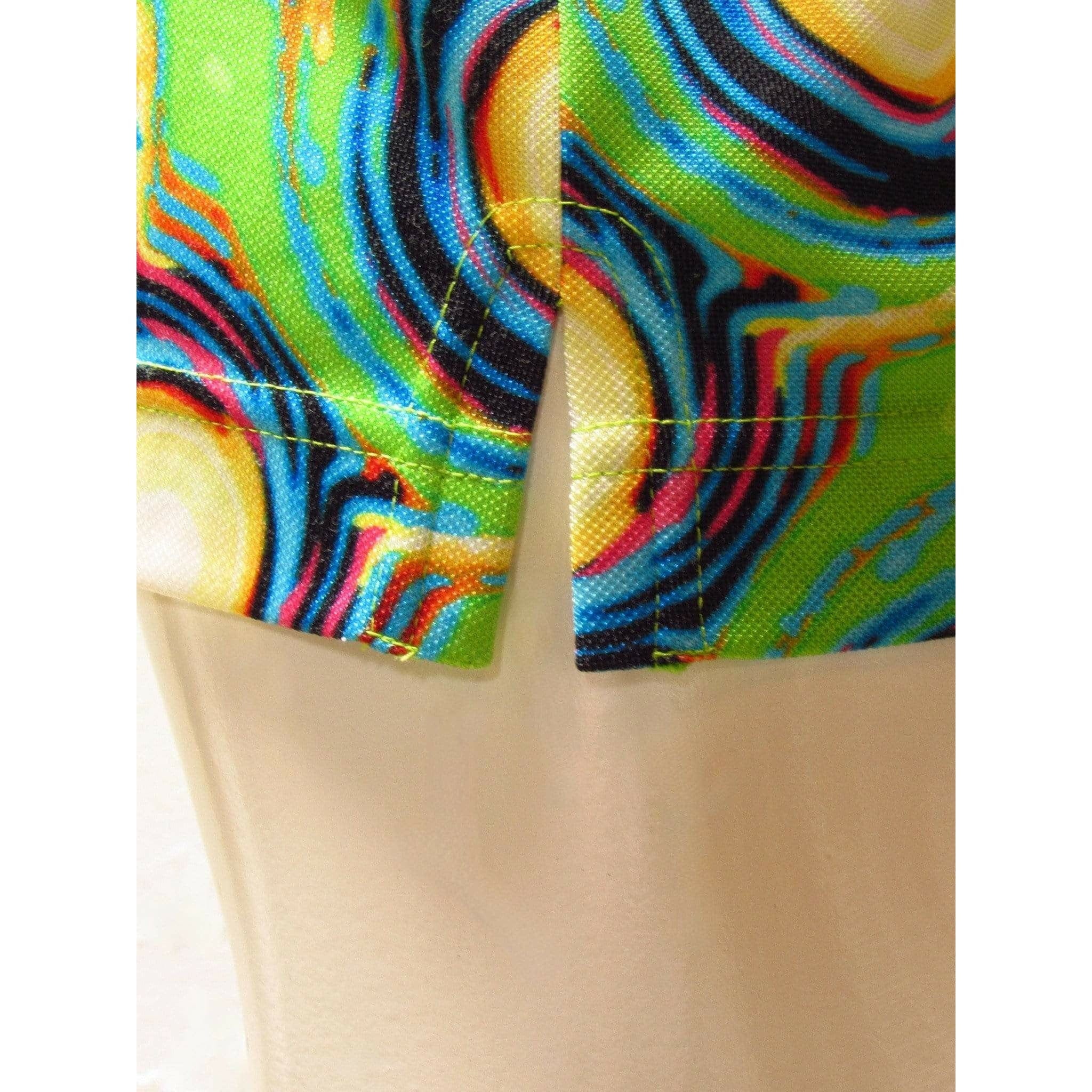 Shirts & Tops Matsuda Psychedelic Print Short Sleeve Top Dark Khaki