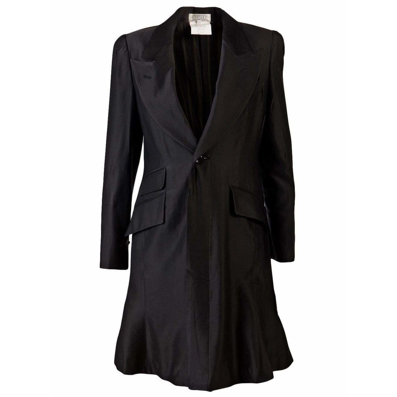 Womens Jackets + Coats Matsuda Vintage Coat Dress Black