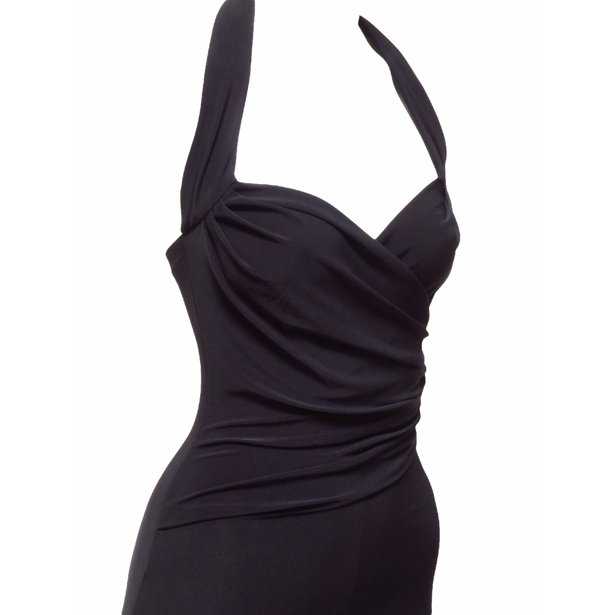 Jumpsuits & Rompers Norma Kamali Cayla Straight Leg Jumpsuit - Sleek Evening Wear Dark Slate Gray