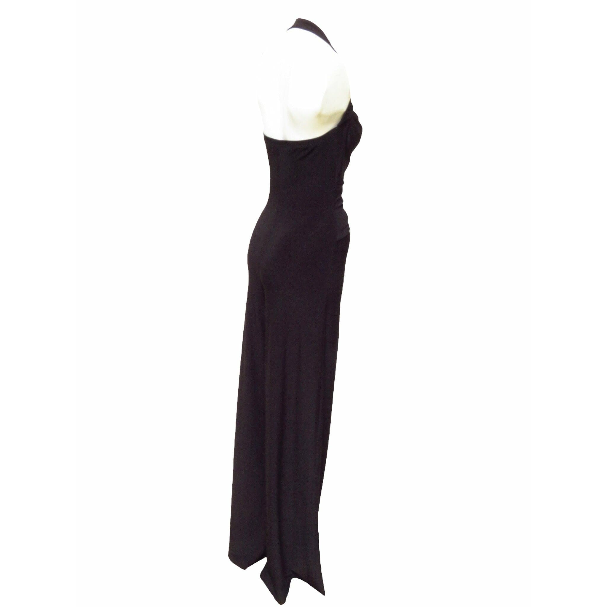 Jumpsuits & Rompers Norma Kamali Cayla Straight Leg Jumpsuit - Sleek Evening Wear Dark Slate Gray